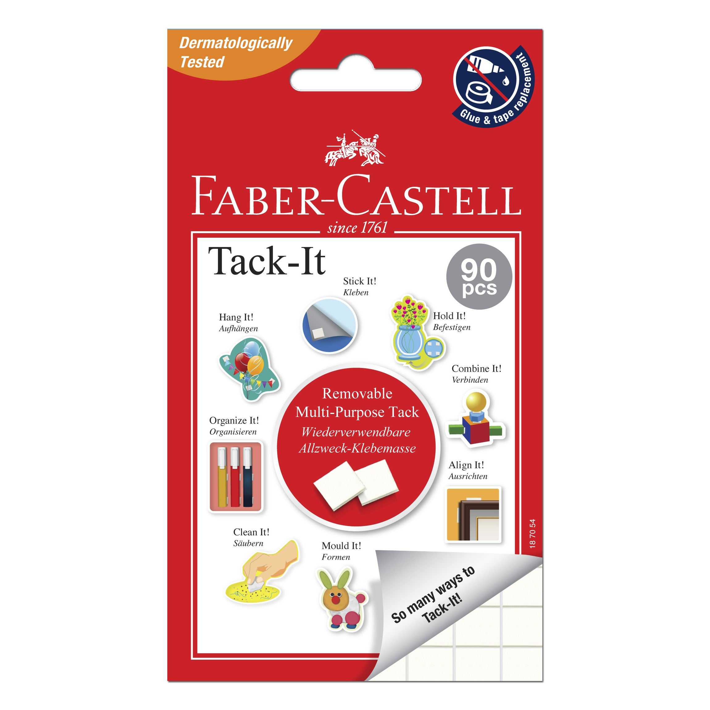Faber Castell Adhesive/Faber Castell Tack-It/Pelekat Putih