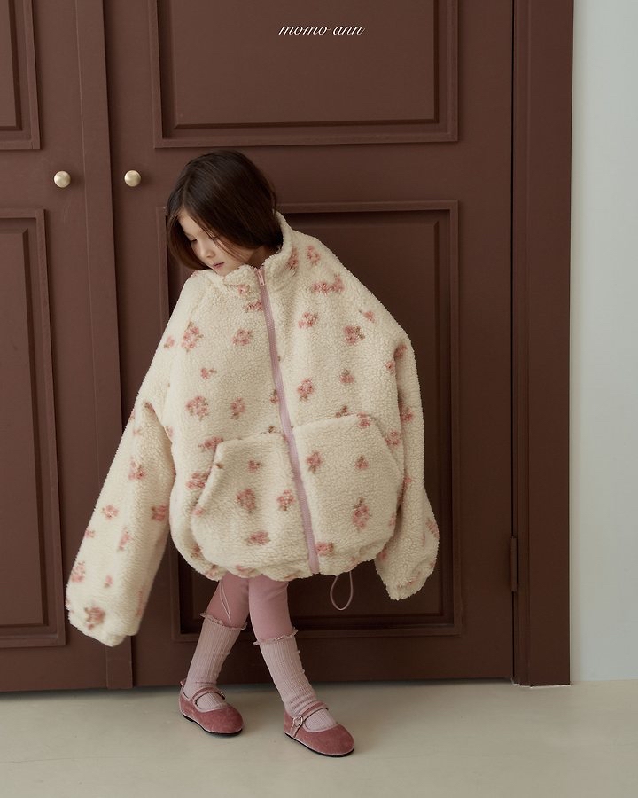 Momoann | Monet Sherpa Zip-Up with Mom
