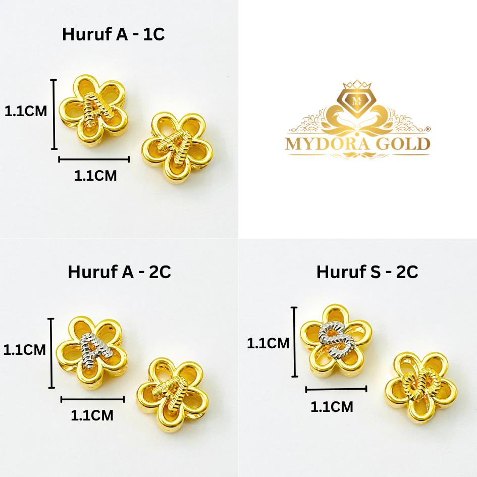 MYDORA EMAS 916 Bead Mini Daisy Alphabet (5G) l EMAS 916/22K