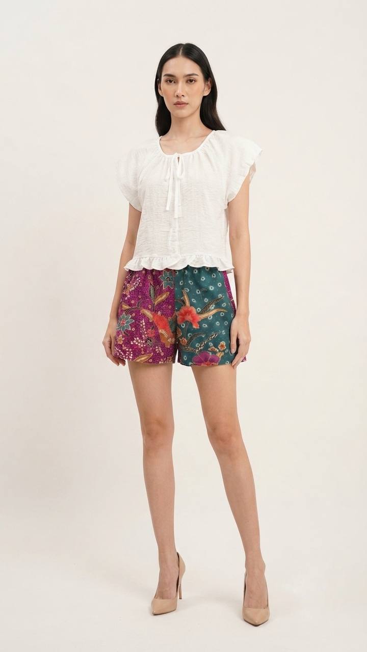 T2678 - Mekar Senja Batik Short 