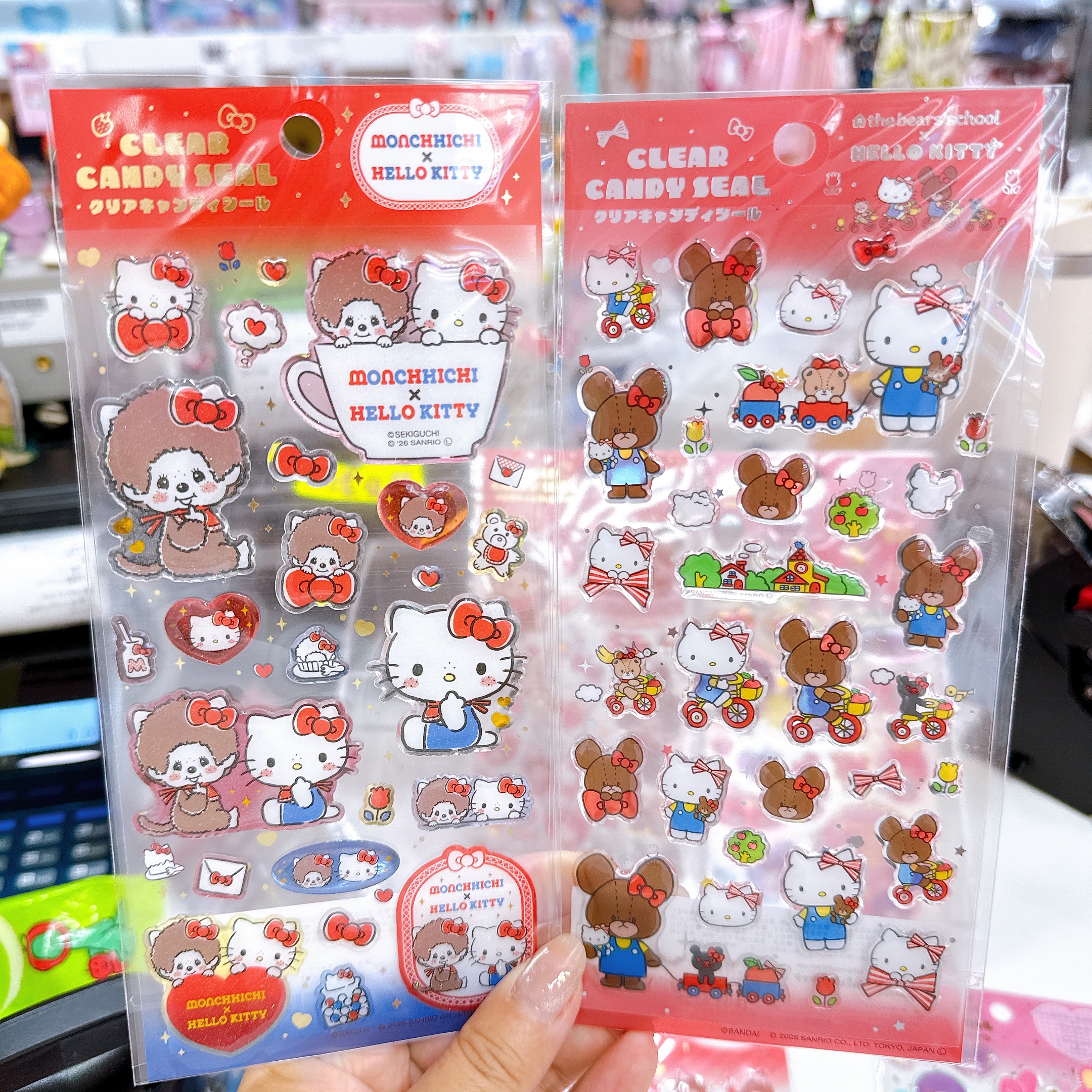 日本直送Sanrio x monchhichi Jackie貼紙