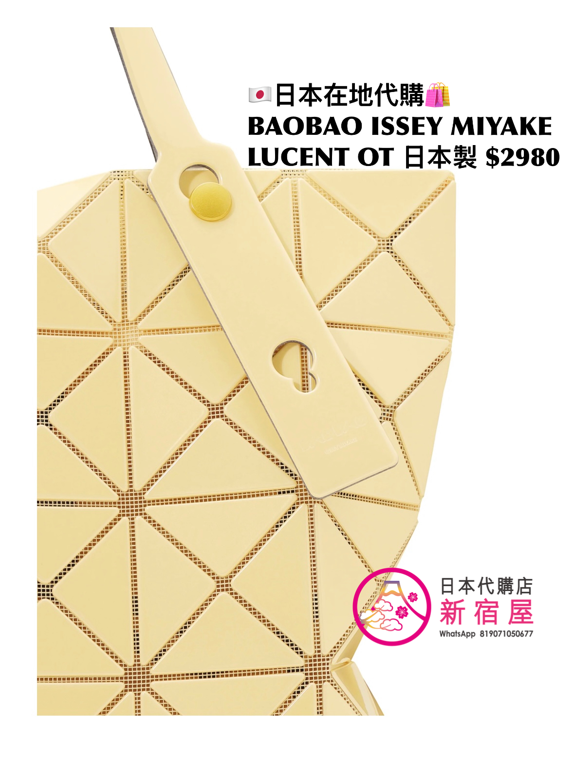 BAOBAO ISSEY MIYAKE LUCENT ONE-TONE