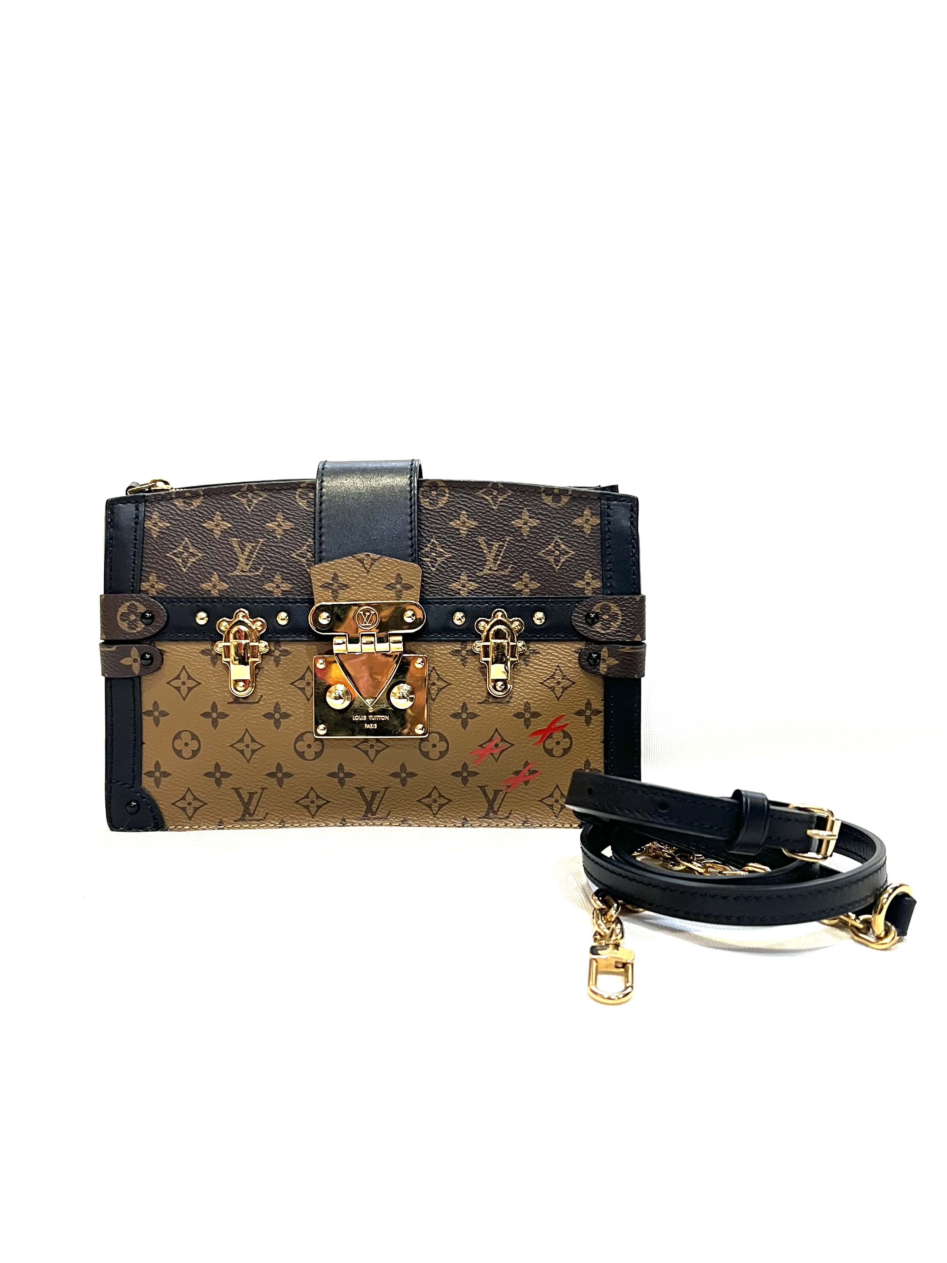 Pre-Owned Louis Vuitton Monogram Reverse Trunk Clutch / Product Code:26041111