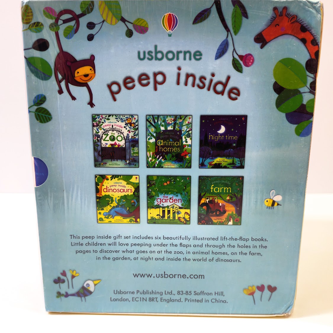 Usborne Peep Inside  6 Books 立體翻翻洞洞書科普繪本 | U01
