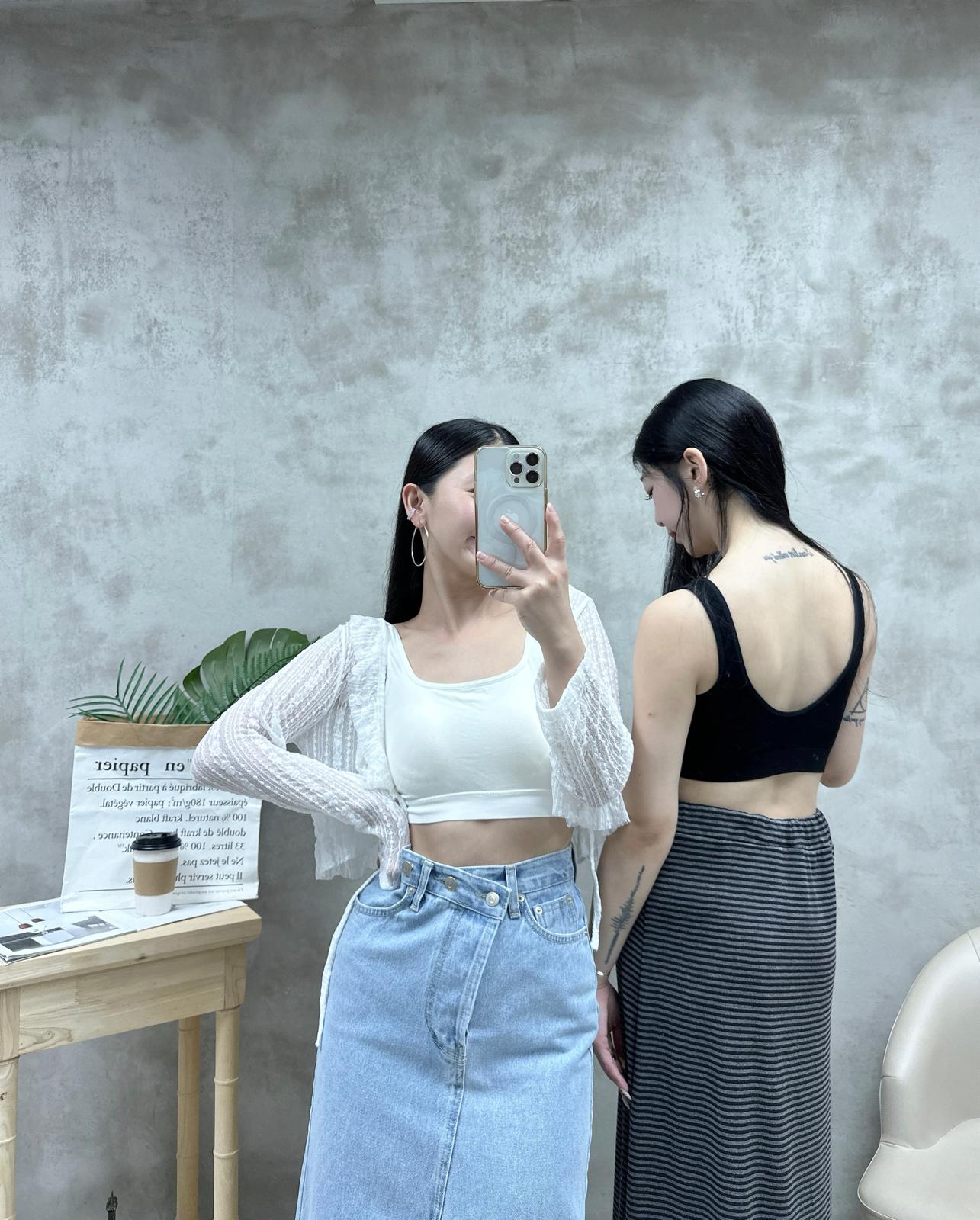 R10 大U背方領Bra top