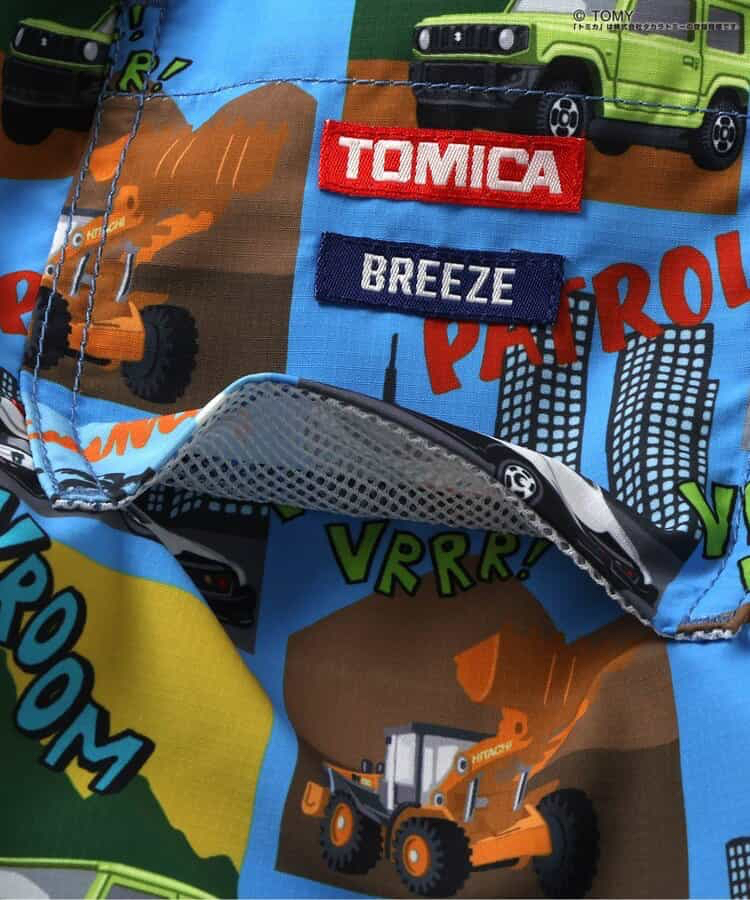 🇯🇵預訂 日本直送🇯🇵Breeze x Tomica系列兩色車車滿印水陸兩用短褲