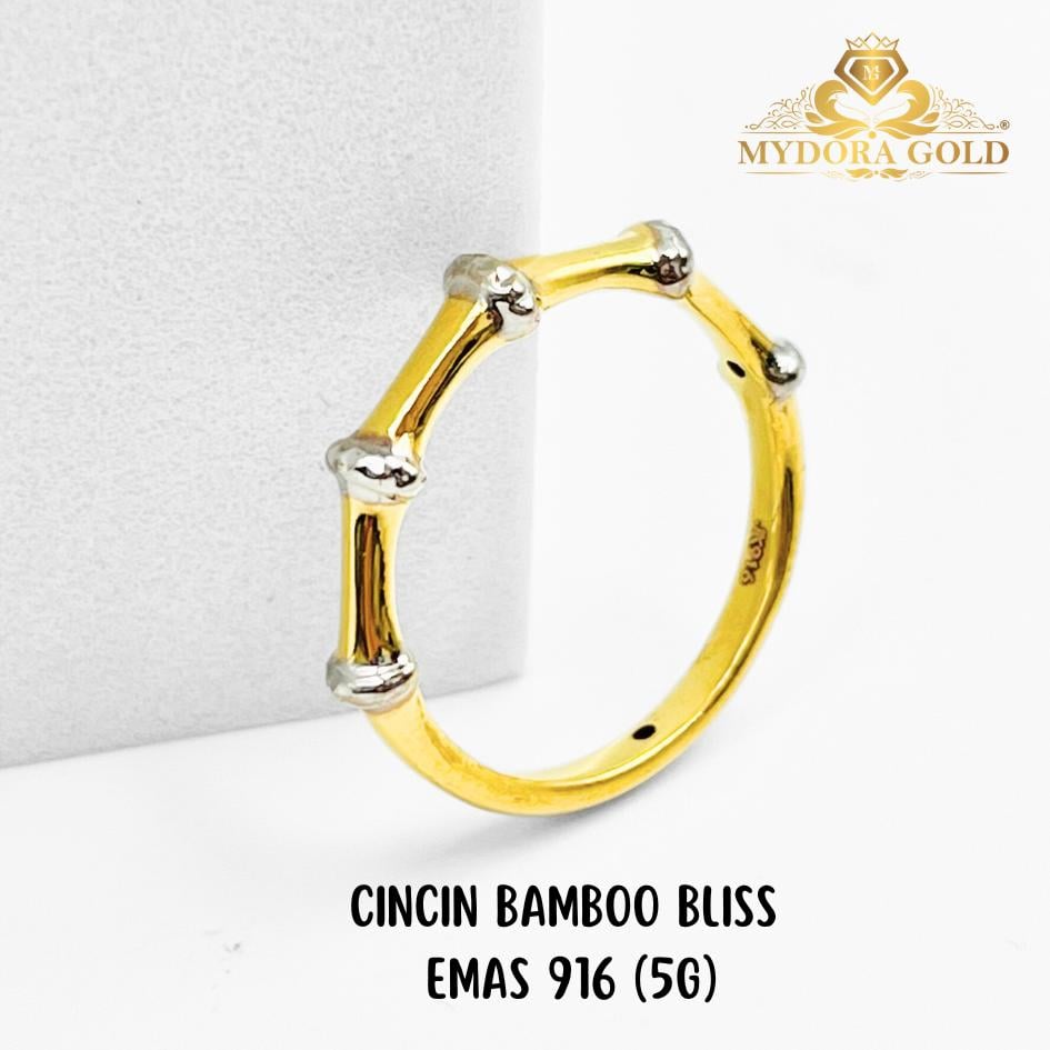 MYDORA Cincin Bamboo Bliss (5G) l EMAS 916/22K
