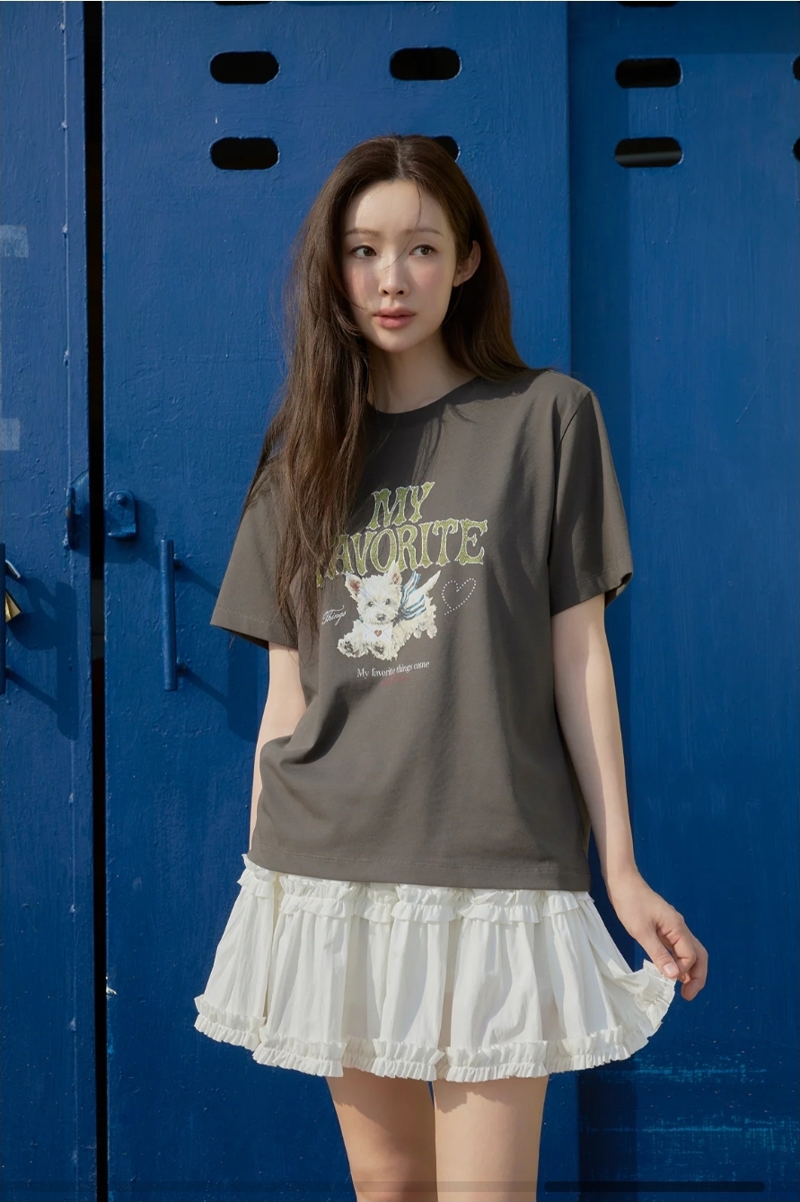 FILA Korea MY Favorite Puppy Tee⁠ 🐶(女裝Over Fit)