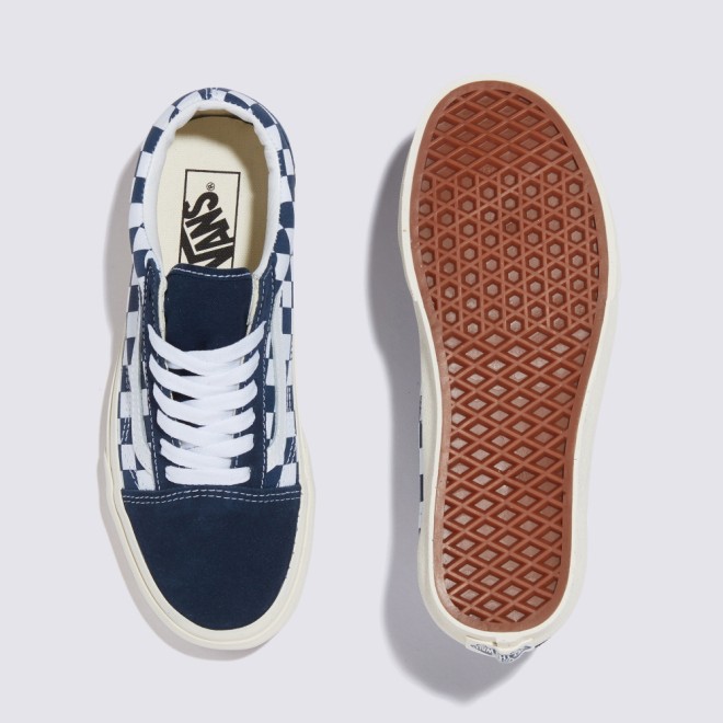 vans old skool primary checkerboard
