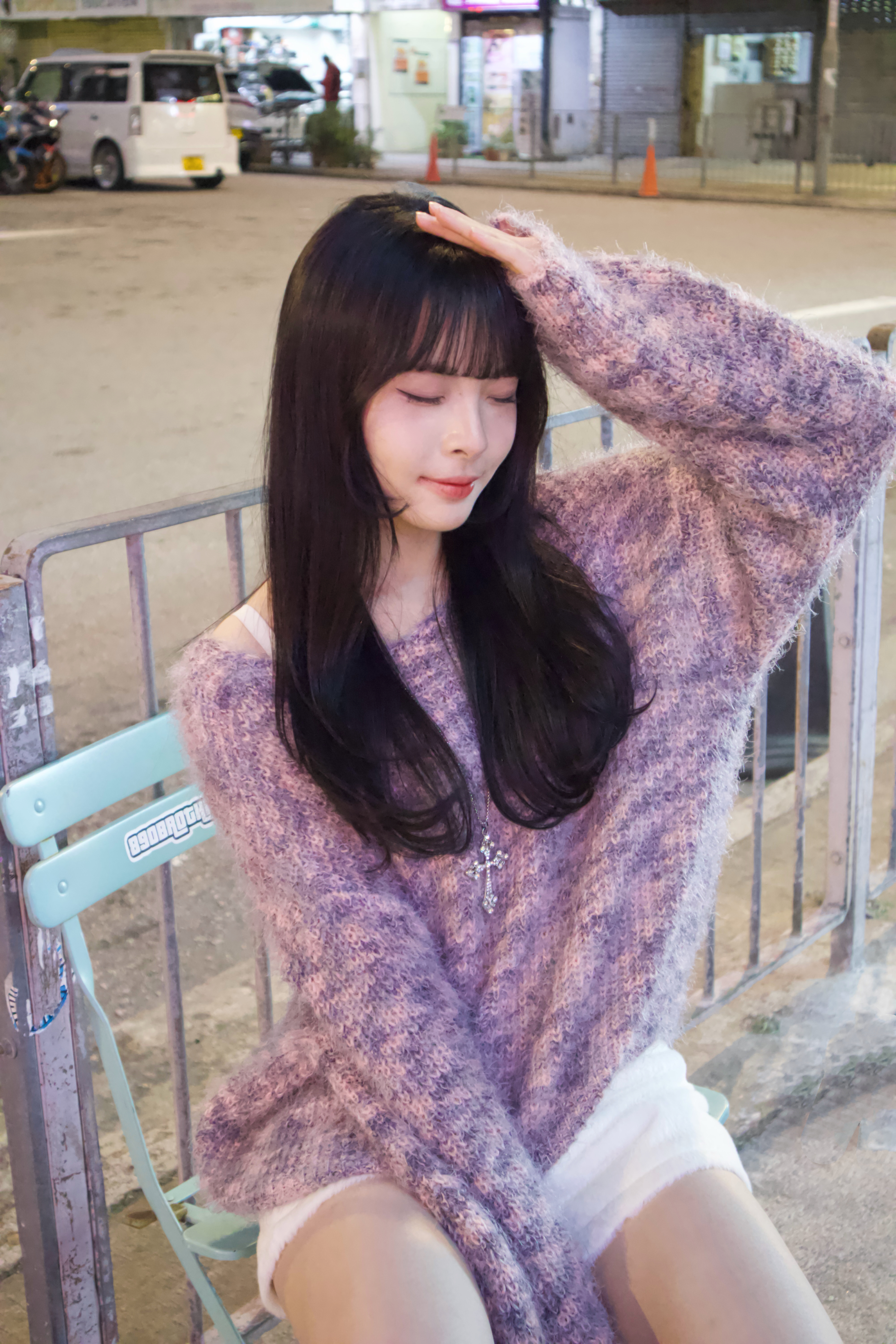 已售罄❌韓國高質毛毛混色冷毛衣 （舒服！）