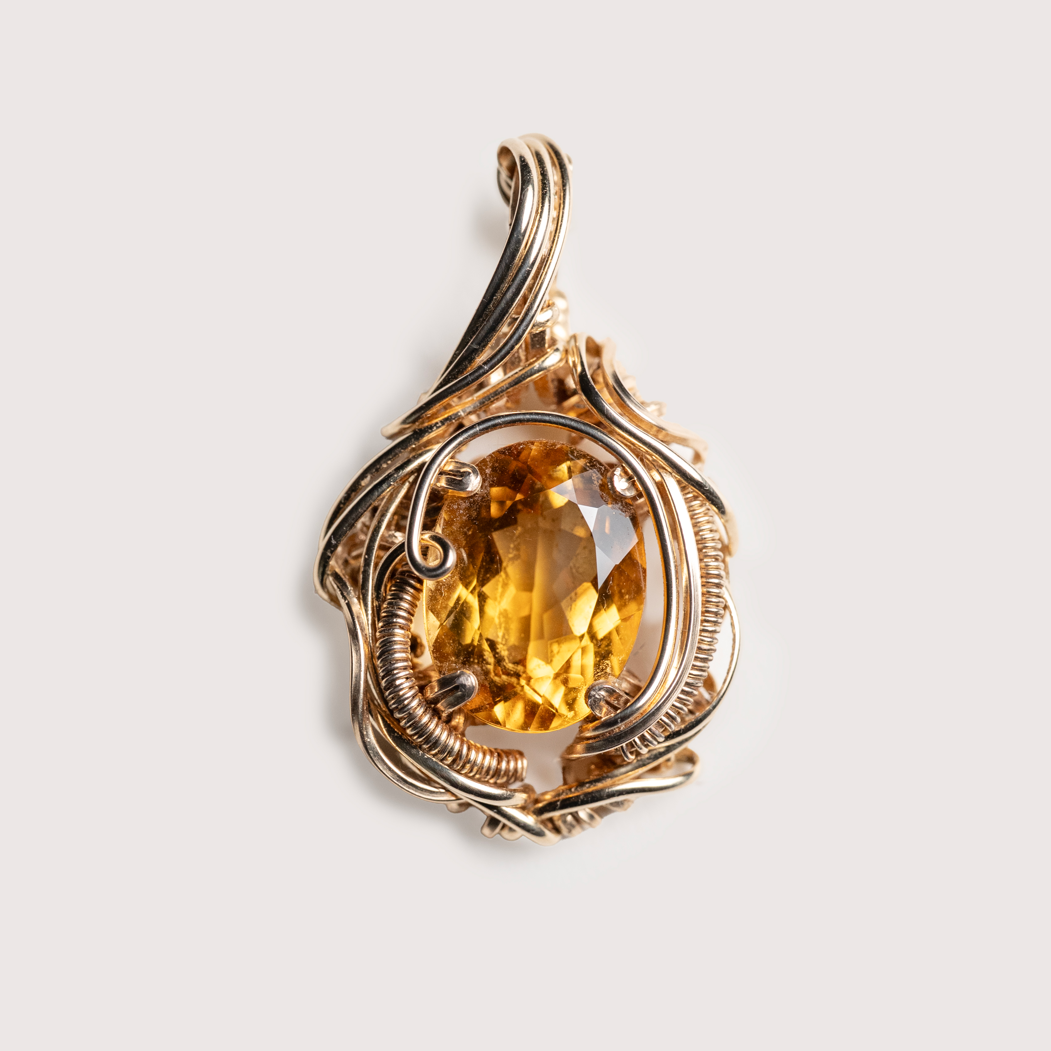 WAS 黃水晶頸鏈 - Citrine Pendant