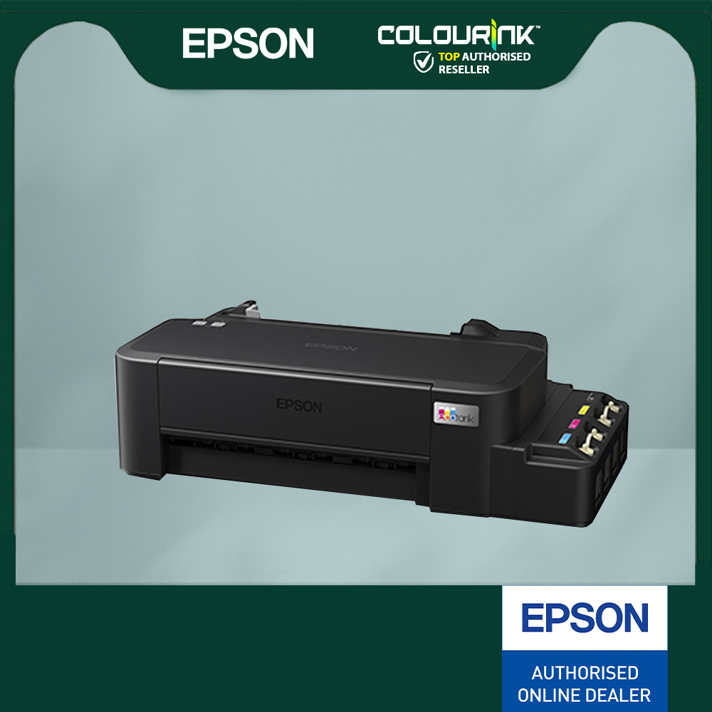 Epson EcoTank L121 A4 Print Only Refill Colour Ink Tank Inkjet Printer c/w Original Ink similar to L1210 L3210 L3250