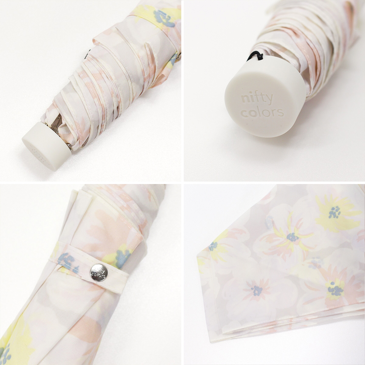 Nifty Colors 優雅花花大傘面輕量縮骨遮