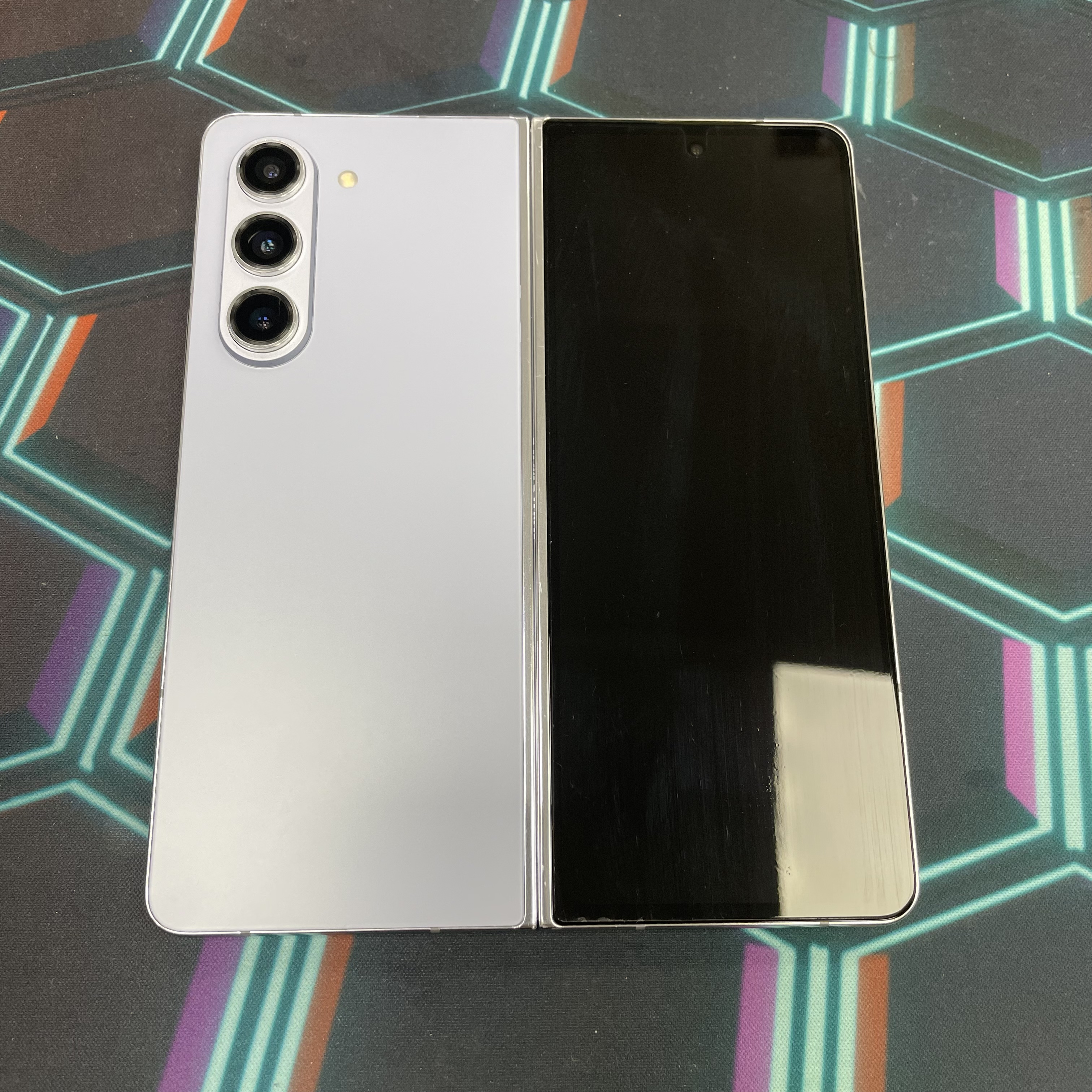 *7944 Galaxy Z Fold 5 勁靚機 12+512GB 藍色 blue