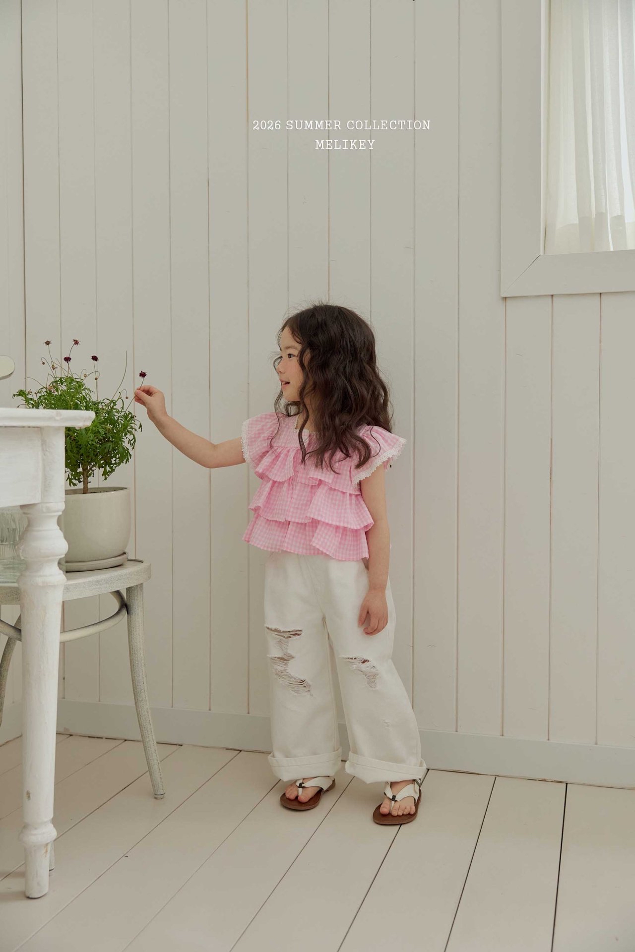 Melkey | Denim pants (White M95-105)