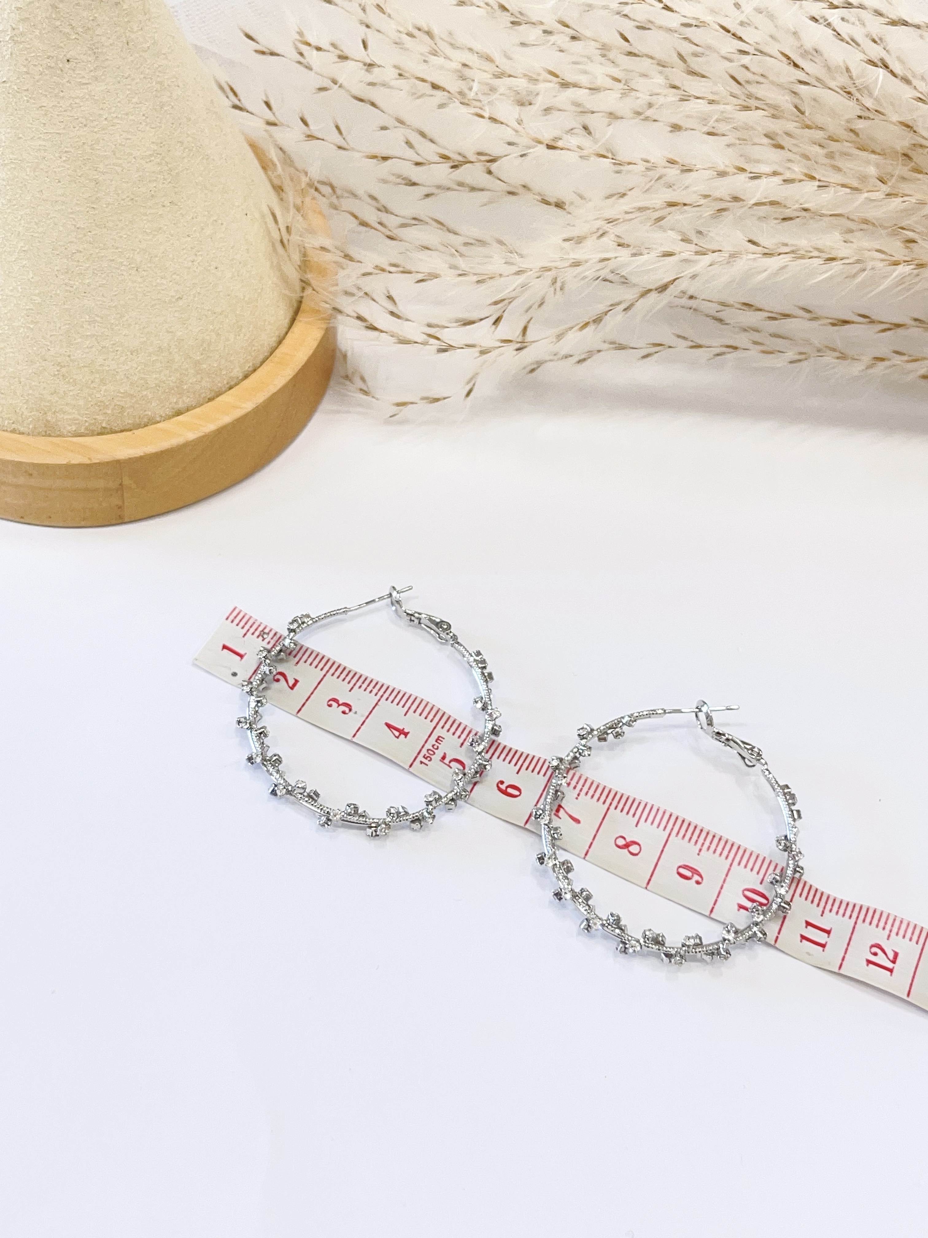 高级感不规则钻石设计耳环