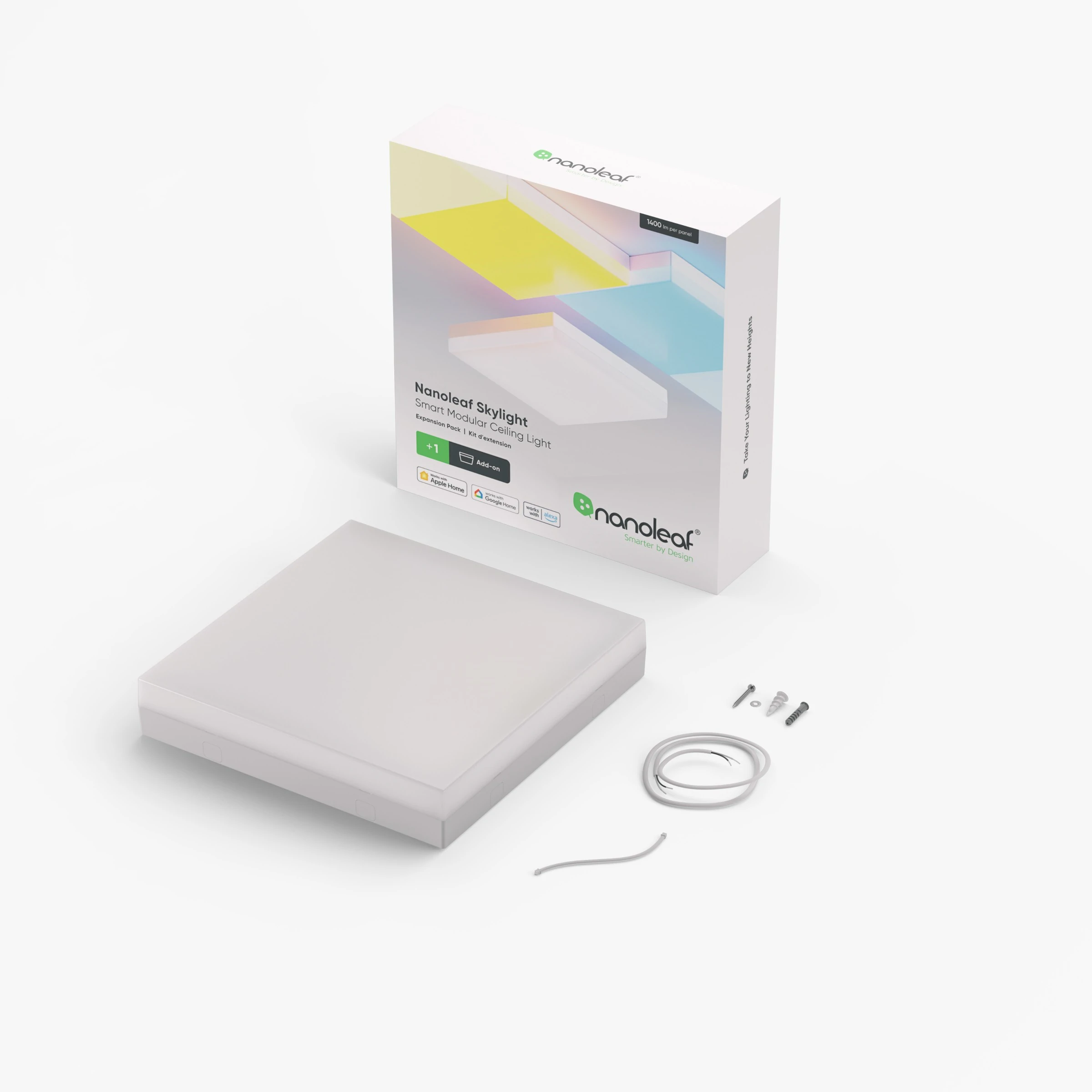 [原裝香港行貨丨2年保養] Nanoleaf Sky Light Expansion Kit White 1 Pack | Sky Light Only Nanoleaf Sky Light天空燈擴充套件 白色 1 件裝 | 僅限Sky Light天空燈