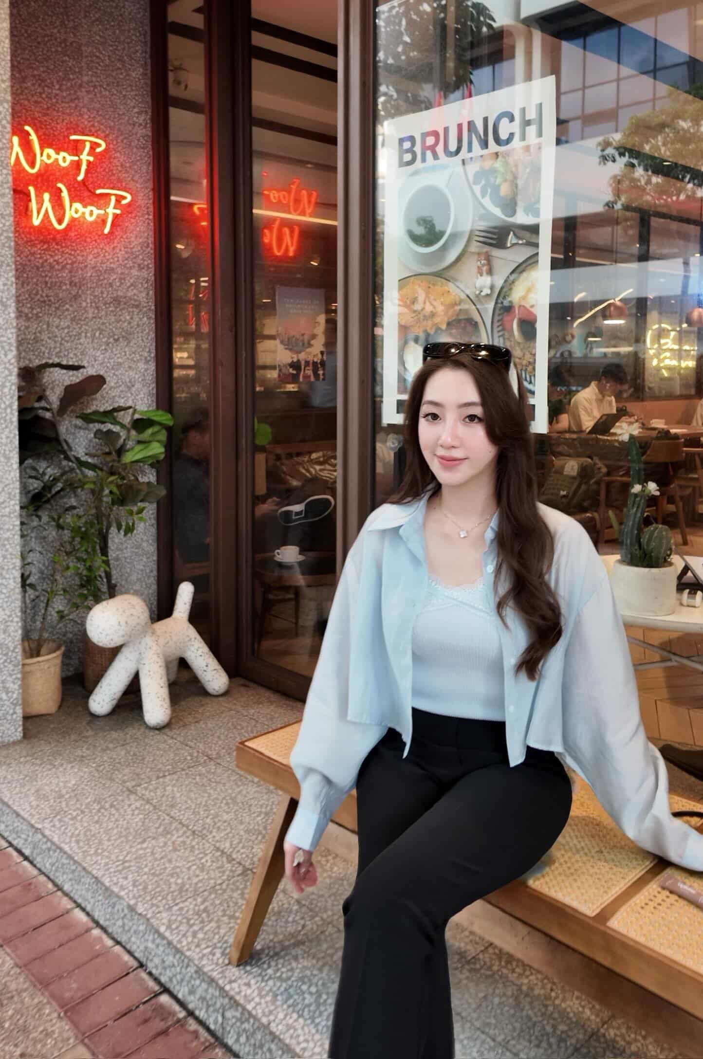 High-Waist Slim Flare Pants