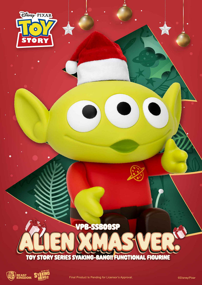 📦訂購 台灣代購 Disney 迪士尼 Toy Story 反斗奇兵 三眼仔 (聖誕版) SYAKING 存錢筒 錢罌 Coin Bank
