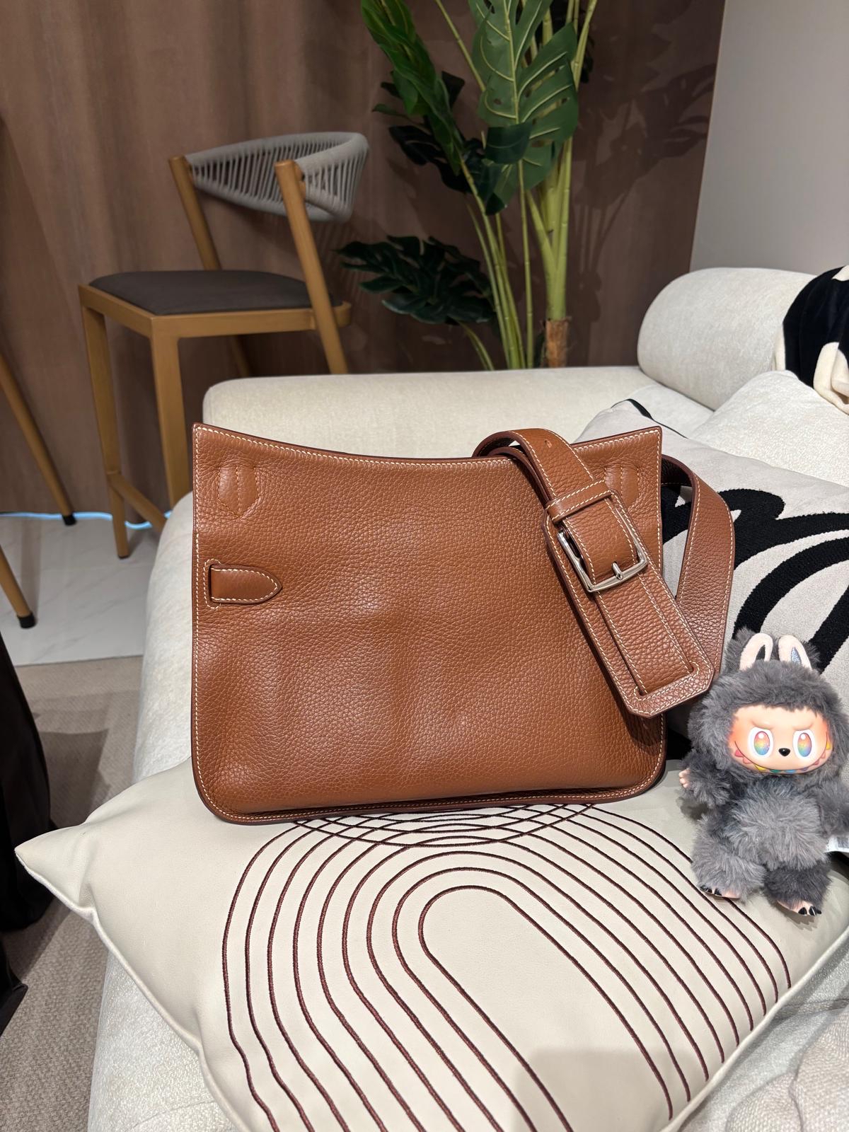 Hermes Jypsiere 31 Stamp [R] 金棕色銀扣 100%Authentic, 95%New ✅Dust bag