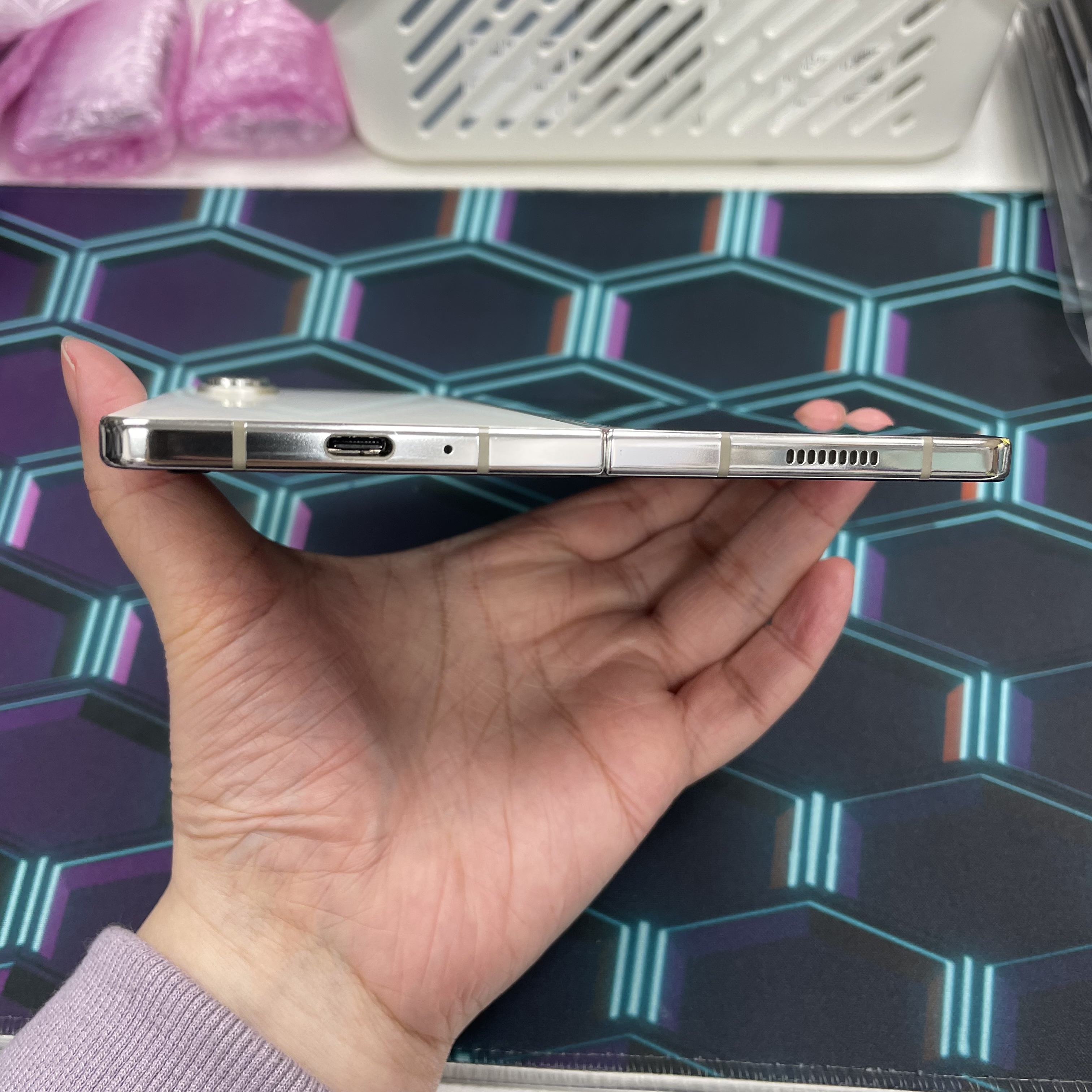 *5811B Galaxy Z Fold 5 完美機 12+256GB 白色 white