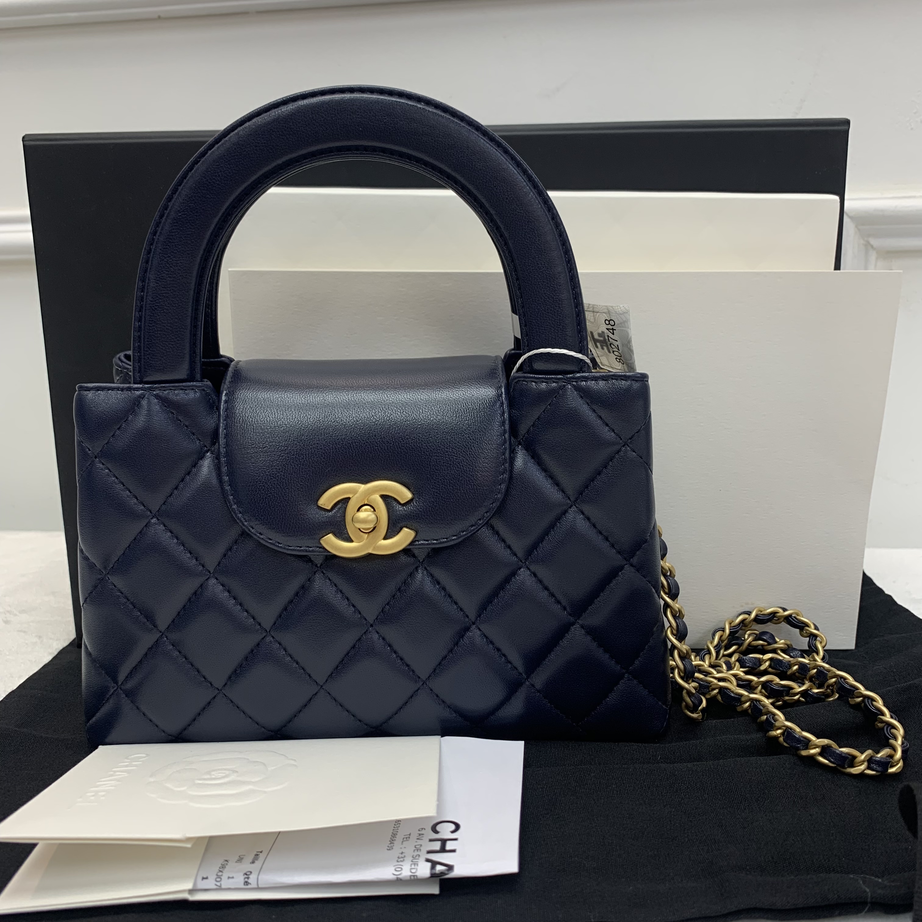 Full Set Chanel Kelly Top Handle 小牛皮