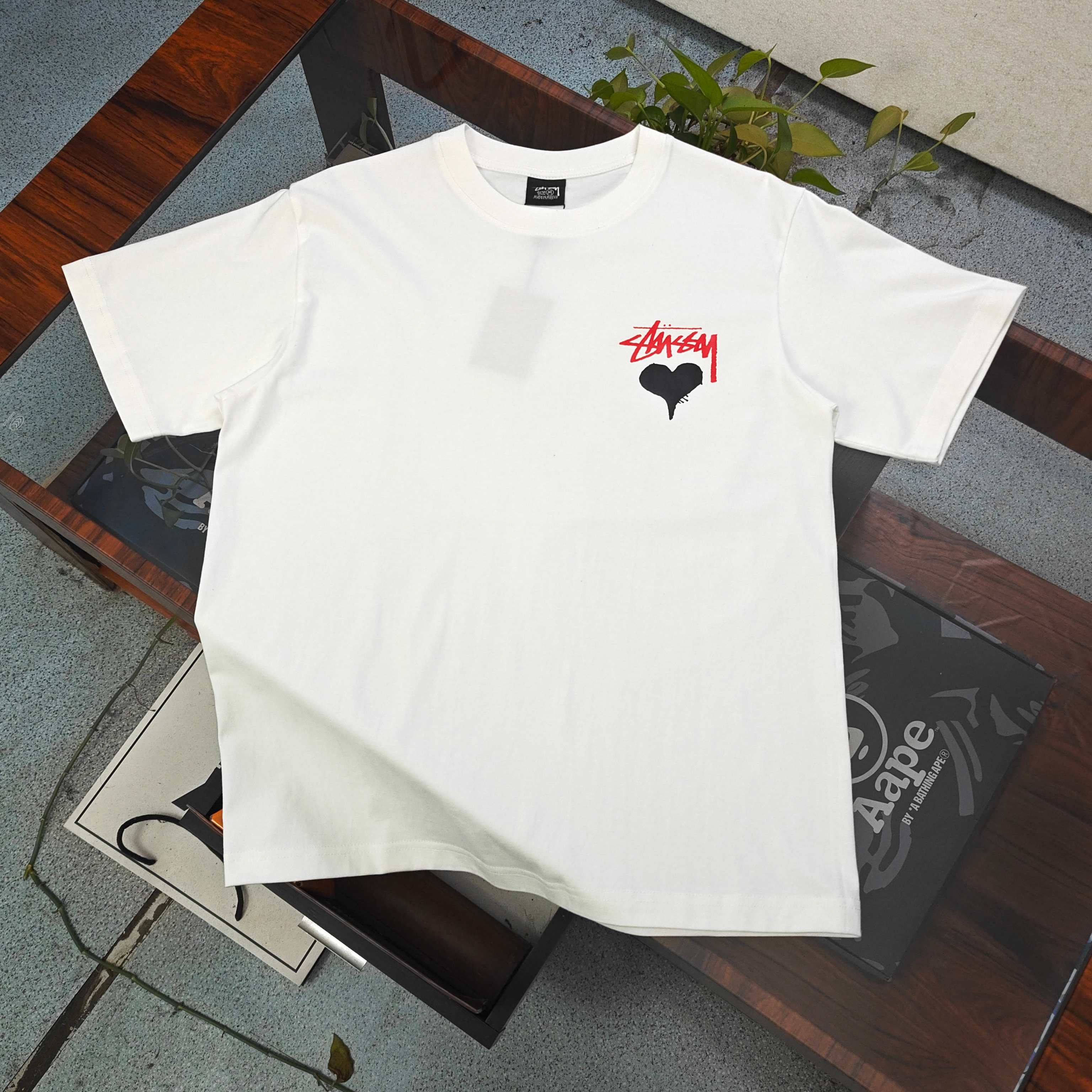 Stussy Stock Heart Tee | Blue Box