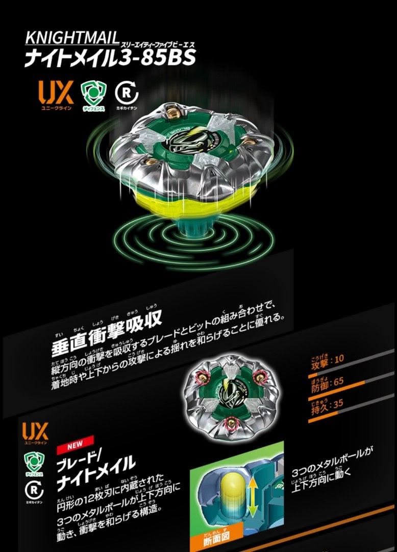 爆旋陀螺X Beyblade X UX-10 13太保 /  72 種改造變化 改造套裝 UX10 (行貨)