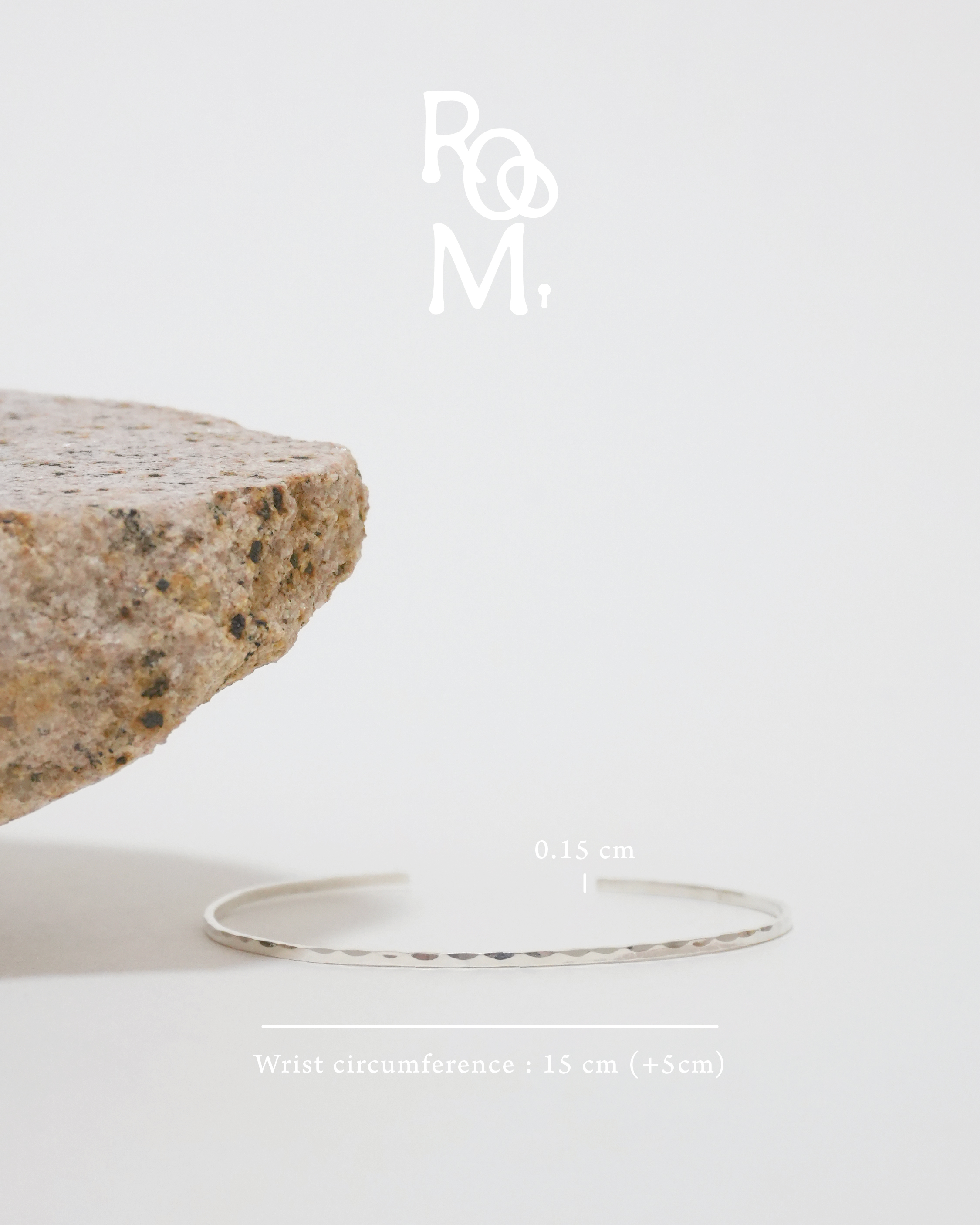 Ultra Fine Wavy Cuff Bracelet