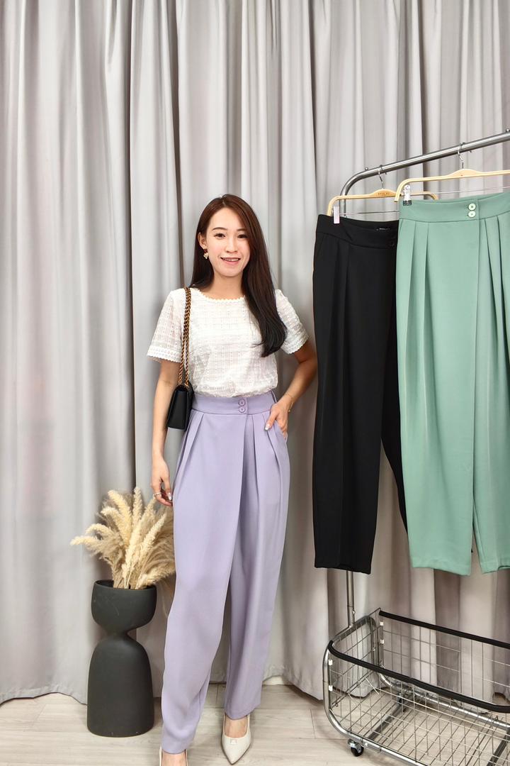 CP1460 Overlap Straight Leg Pant