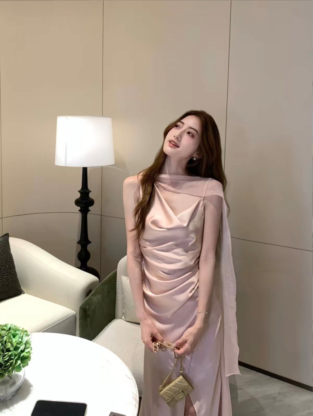 DR490千金飘带连身裙