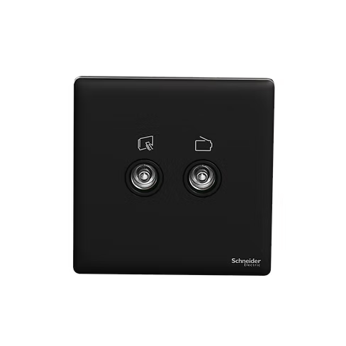 施耐德 Unica X 曜石黑 TVFM蘇