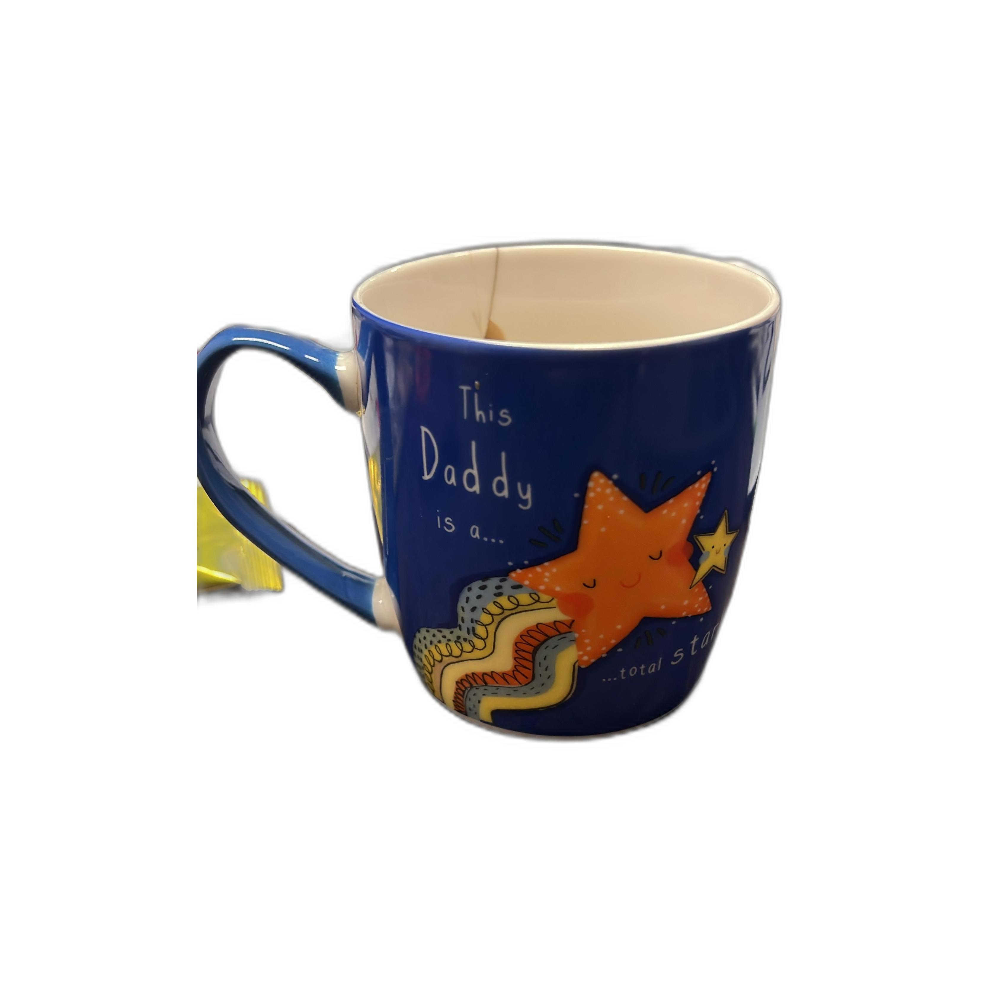 藍色「This Daddy is a... Total Star」馬克杯