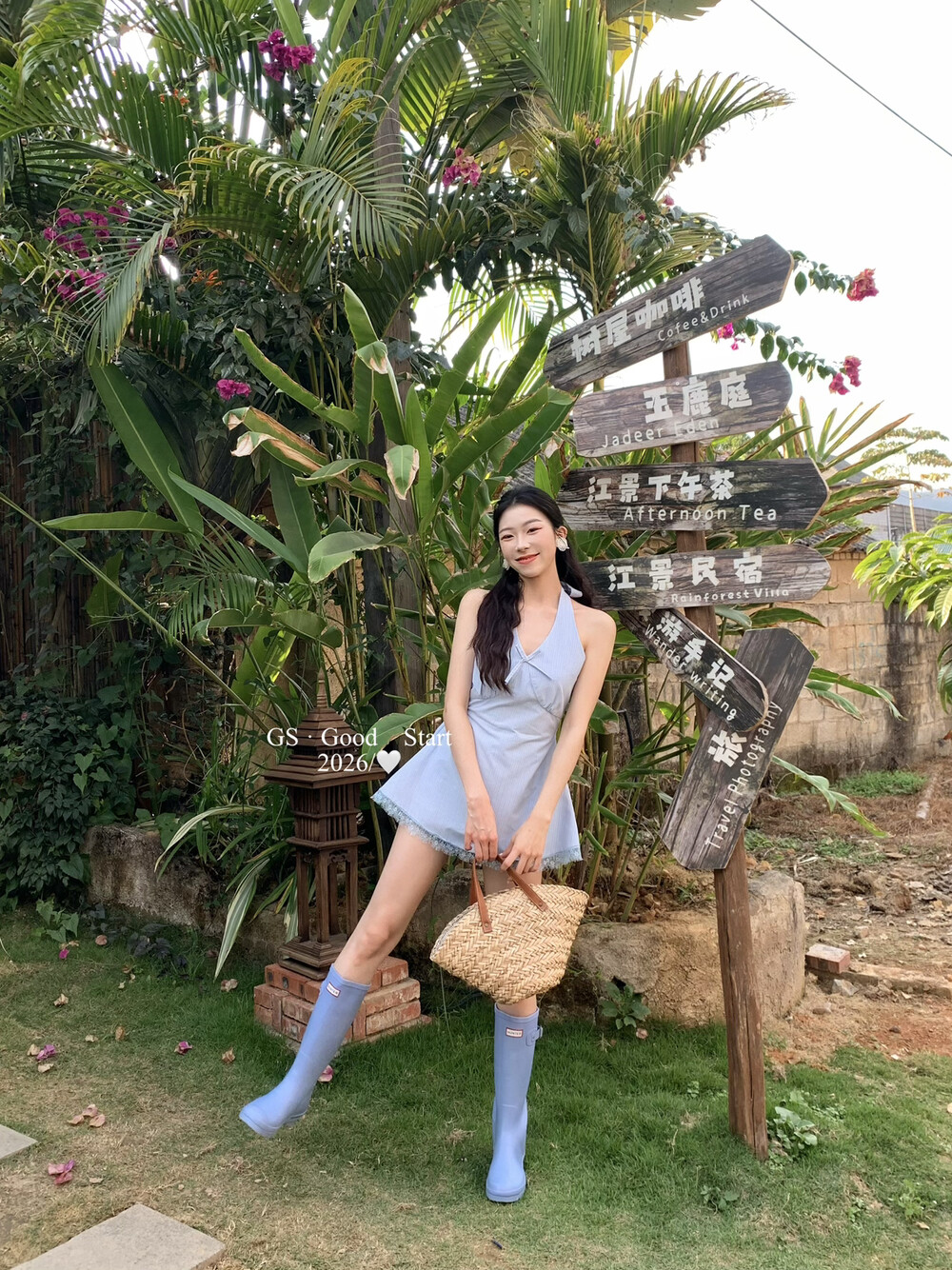 4573 GS START "IRIS DRESS鸢尾花少女短裙"