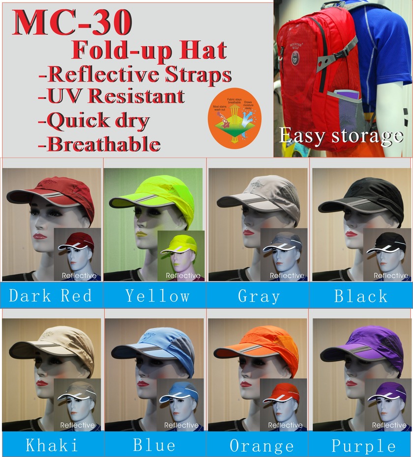 Mountain Wolf Outdoor Foldable Cap MC30