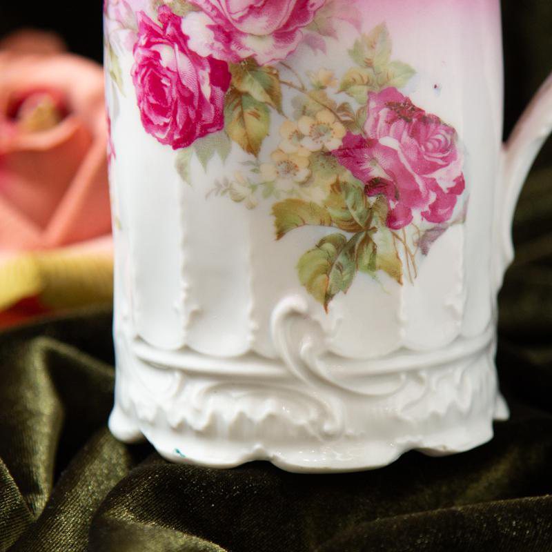 Antique Sophisticated Blossoming Rose Water Jug/Pitcher / Vase (CE009)