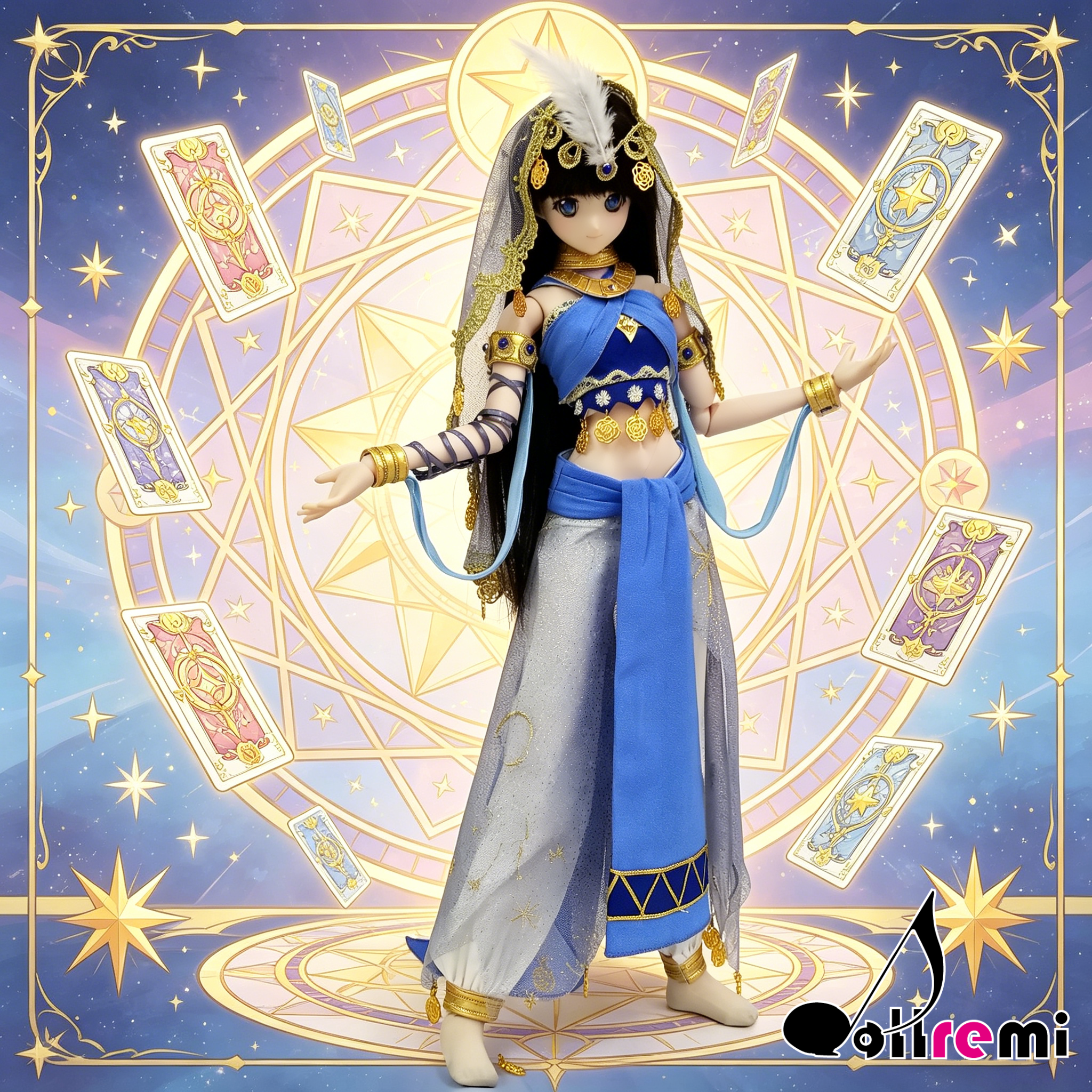 【dollremi】(DD0189) Cos 庫洛魔法使-大道寺知世 ~舞娘  Card Captor Sakura -Tomoyo Daidouji