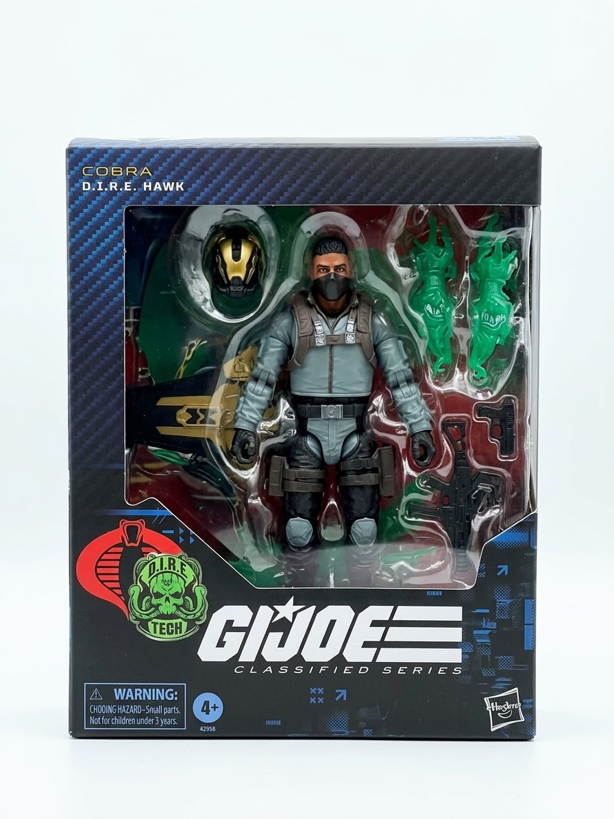 G.I. Joe CS # 225  D.I.R.E. Hawk (Dread-Inducing Responsive Energy)