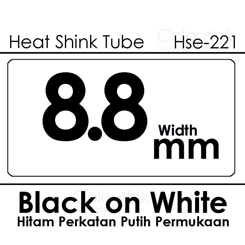 Hse-211 221 231 label tape compatible Heat Shrink Tube Tapes Sticker Label printer PT-E310BTVP PT-E560BTVP Tape Sticker