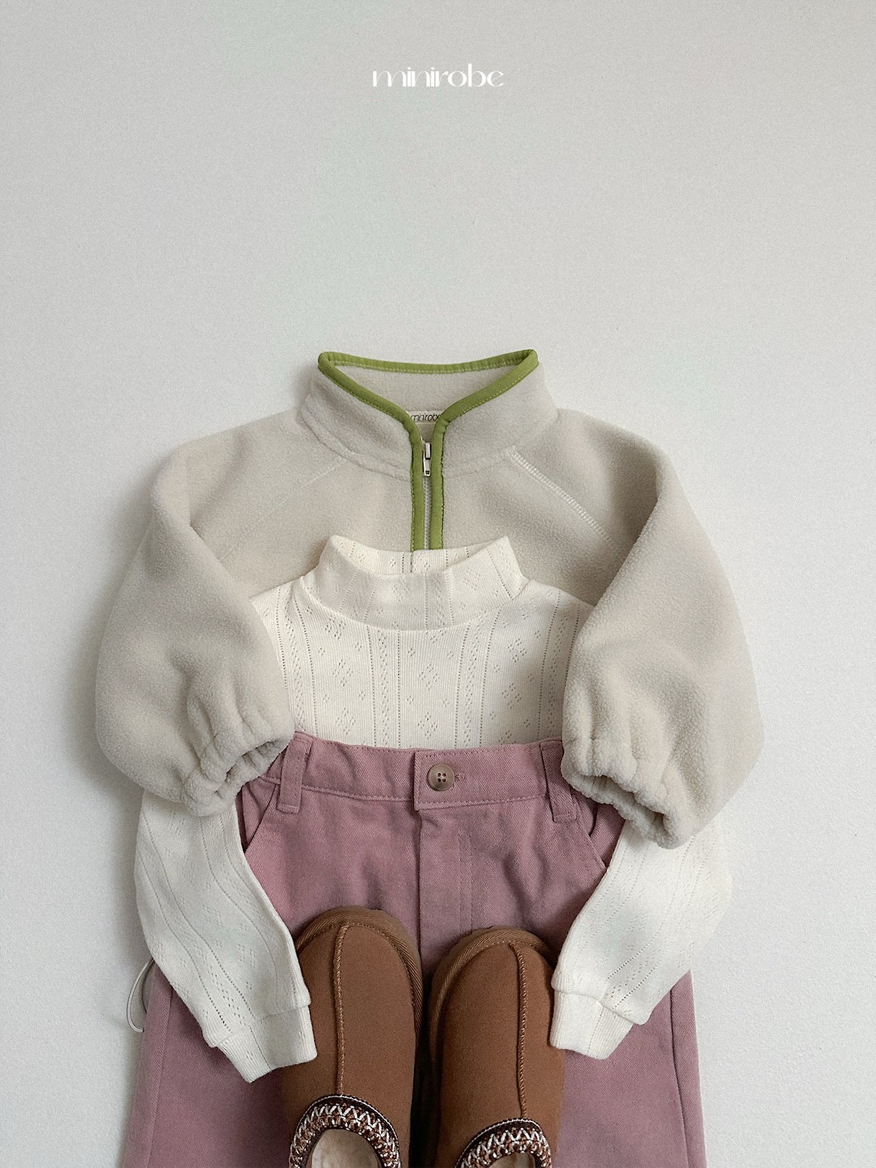 Mnirobe | Button peach pants