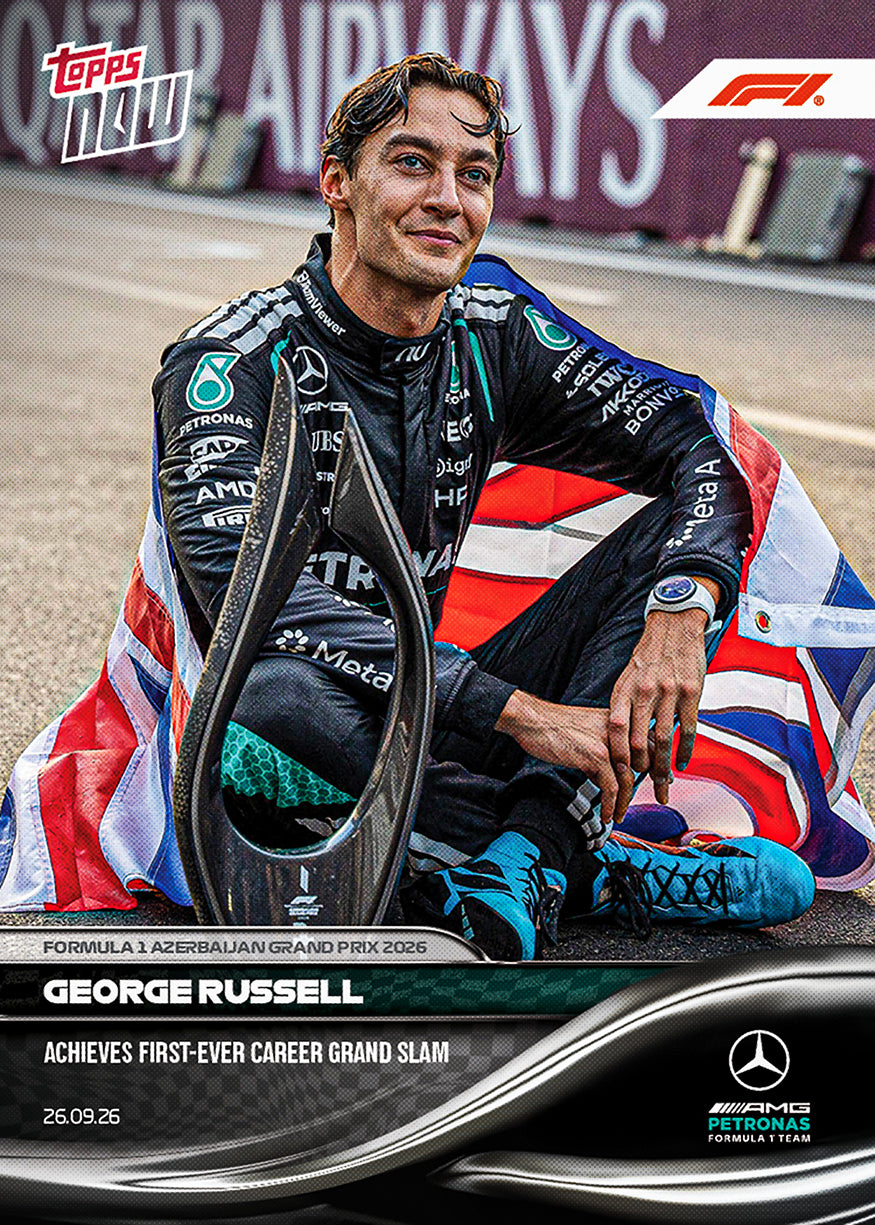 George Russell - 2026 F1 Topps NOW® #62 Azerbaijan GP Grand Slam 贏車卡【團購】