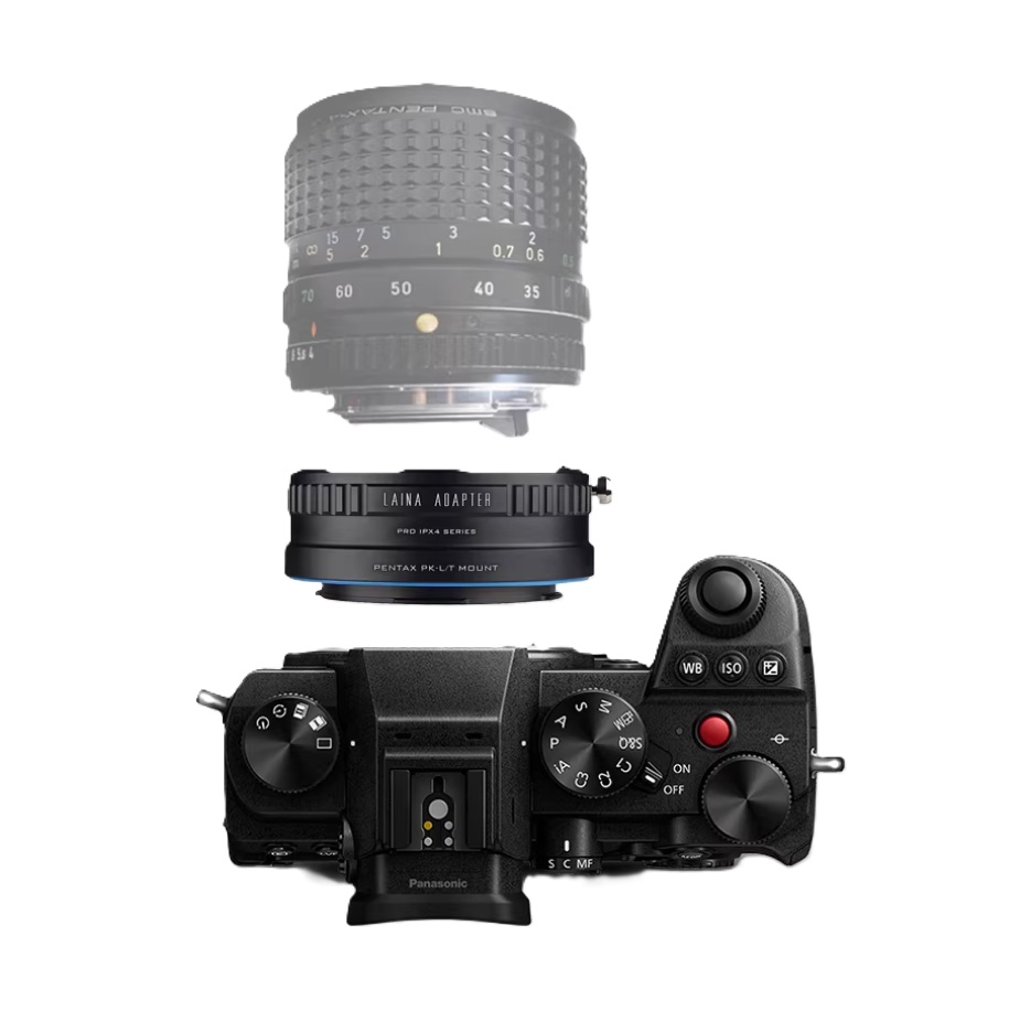 LAINA Pentax K (PK) Mount SLR Lens To Leica L-Mount Alliance (TL/SL) Mirrorless Cameras 金屬接環 (Pro IPX4 Series 防水膠圈接環)
