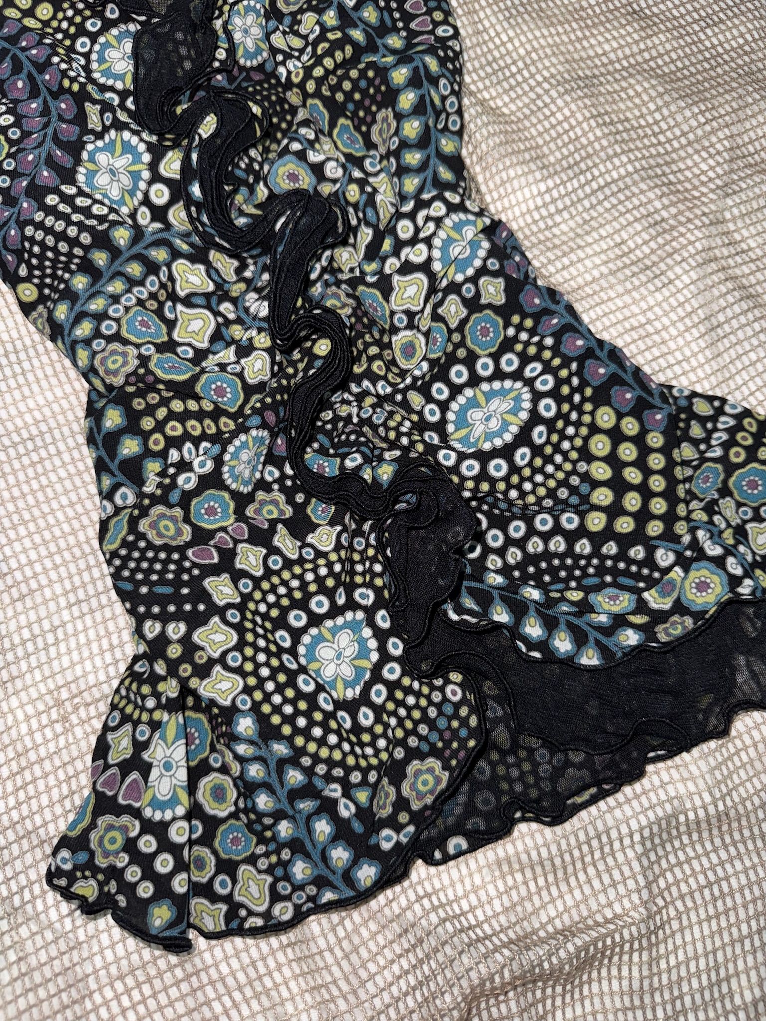 Kaleidoscope Print Flutter Cami