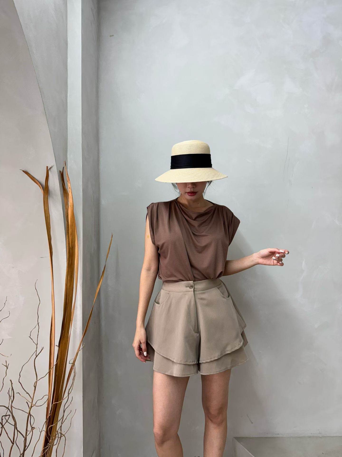 M18 法式垂墜感寬鬆背心