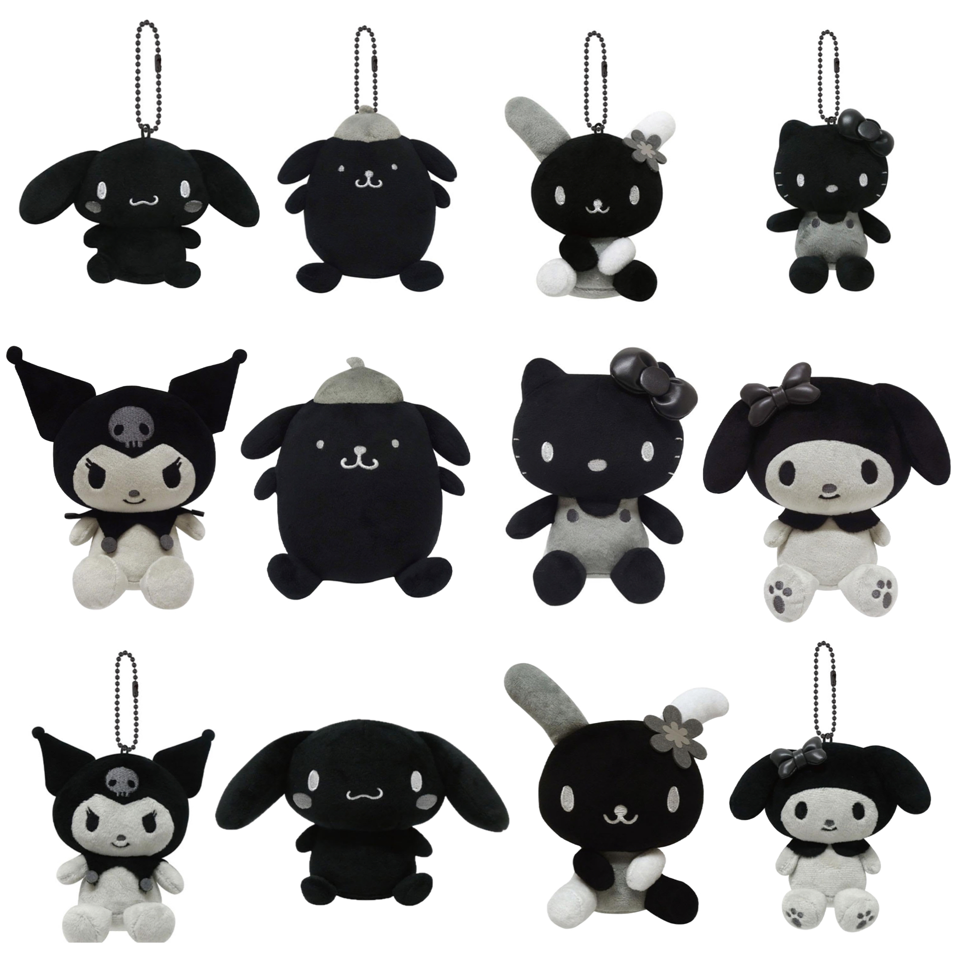日本預訂📍日本Sanrio黑色風格系列 - 公仔/吊飾 2026年5月中下旬出貨
