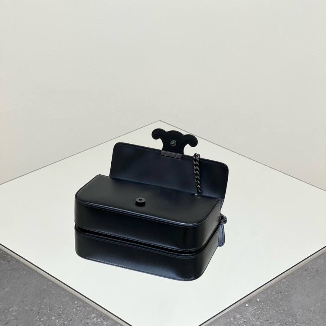 🔥大货实拍图 𝗖𝗘𝗟𝗜𝗡𝗘 ♥ 𝗧𝗥𝗜𝗢𝗠𝗣𝗛𝗘浮雕腋下包 型号：199243 尺寸：20.5*11.5*4cm