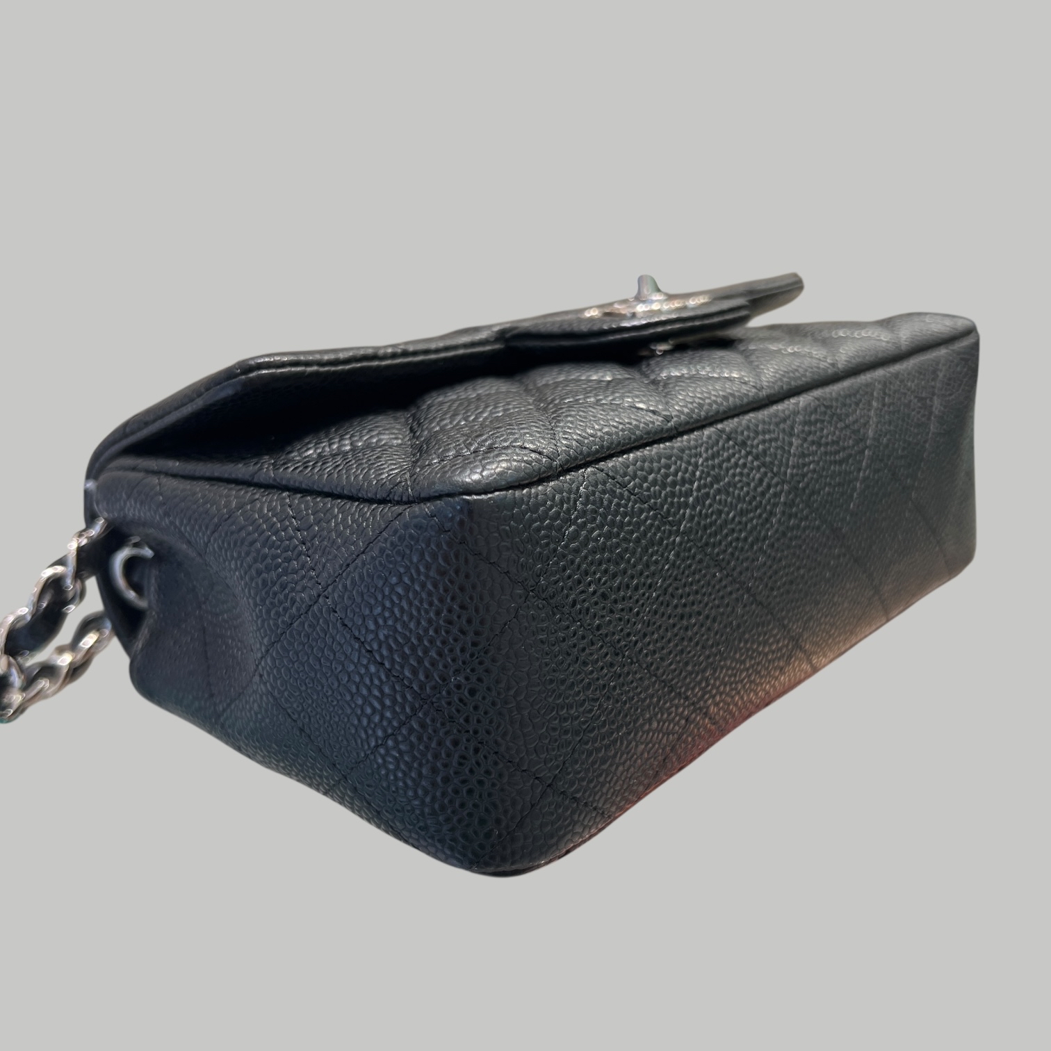 Chanel Caviar 20cm 荔枝皮銀扣