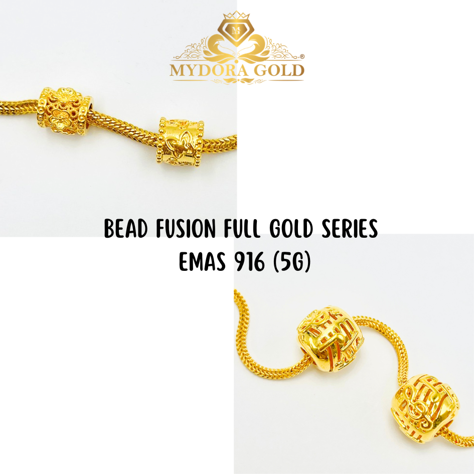 MYDORA Bead Fusion Full Gold Series (5G) I EMAS 916/22K