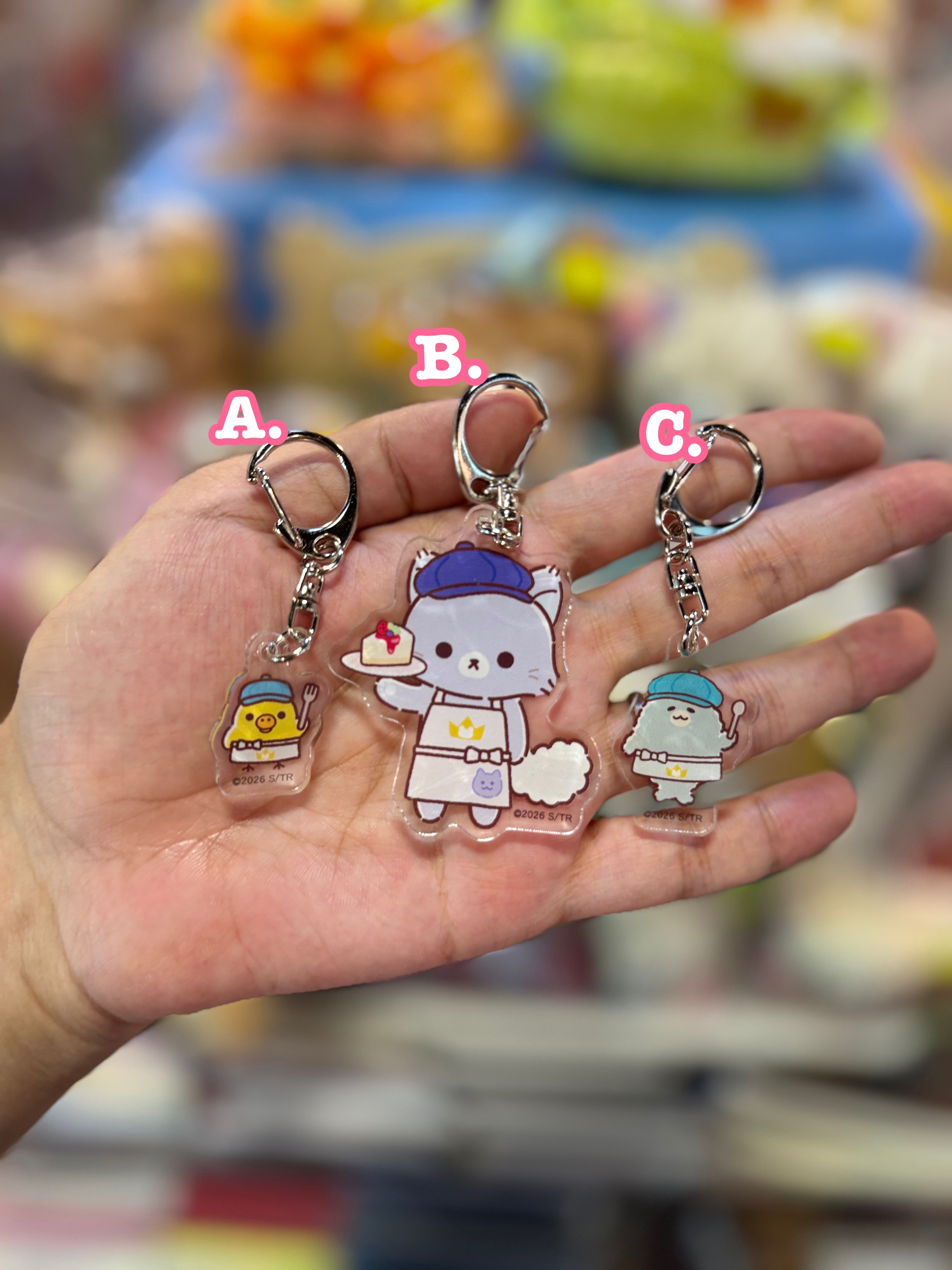 《現貨》全新日本rilakkuma 動畫cafe限定匙扣