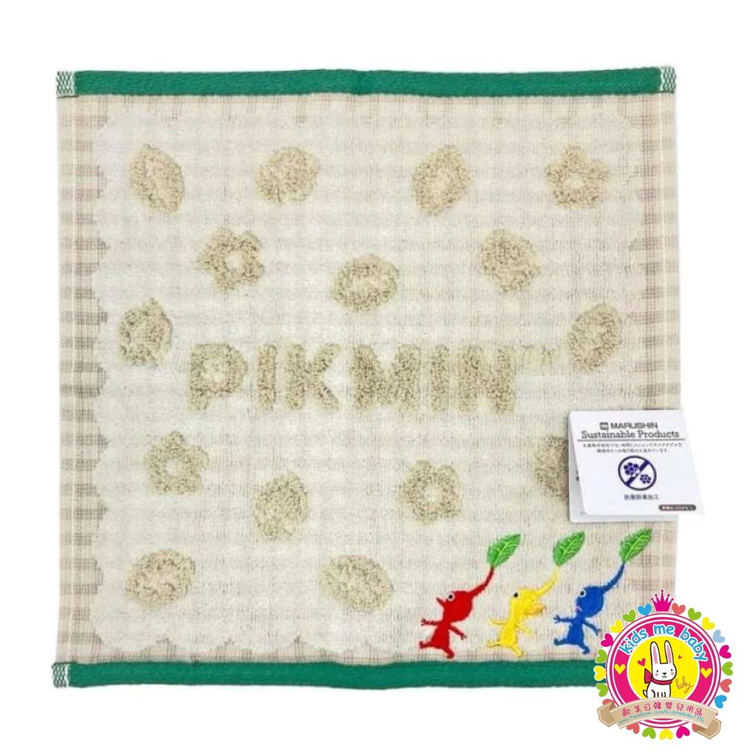 Pikmin 皮克敏 提花織迷你方巾 25 × 25cm ⭐️